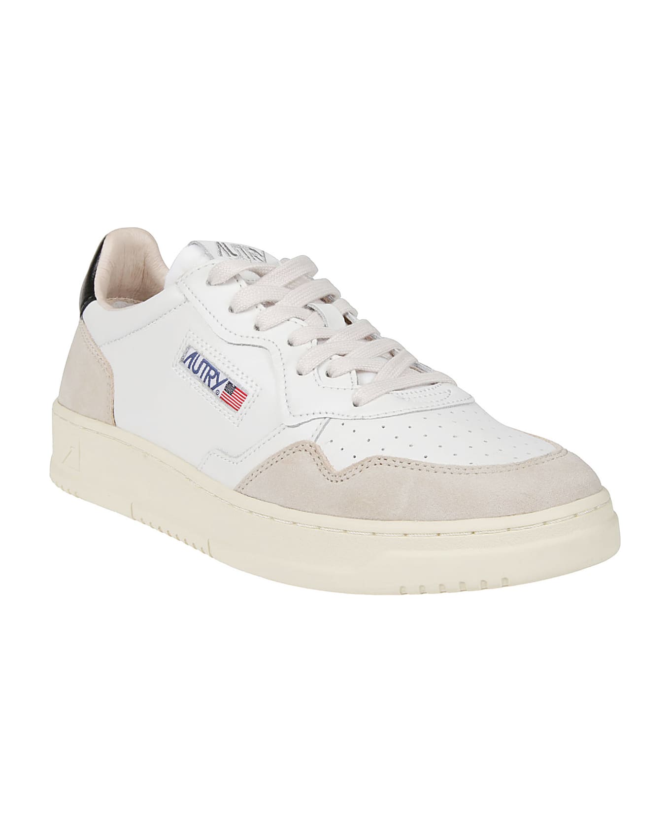 Autry Medalist Low Sneakers - White/black