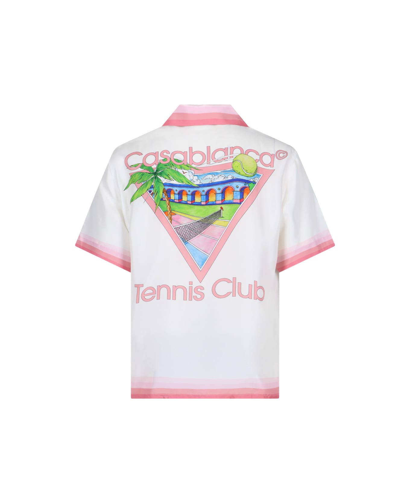 Casablanca 'tennis Club' Shirt - White