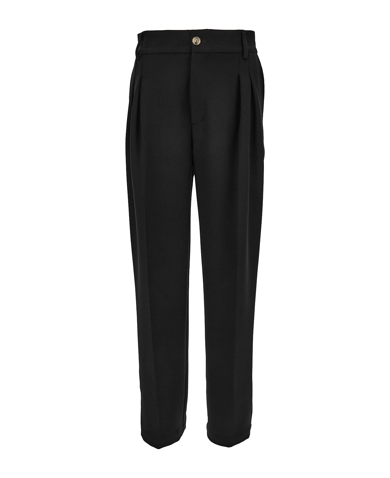 Versace Jeans Couture Black Casual Trousers | italist
