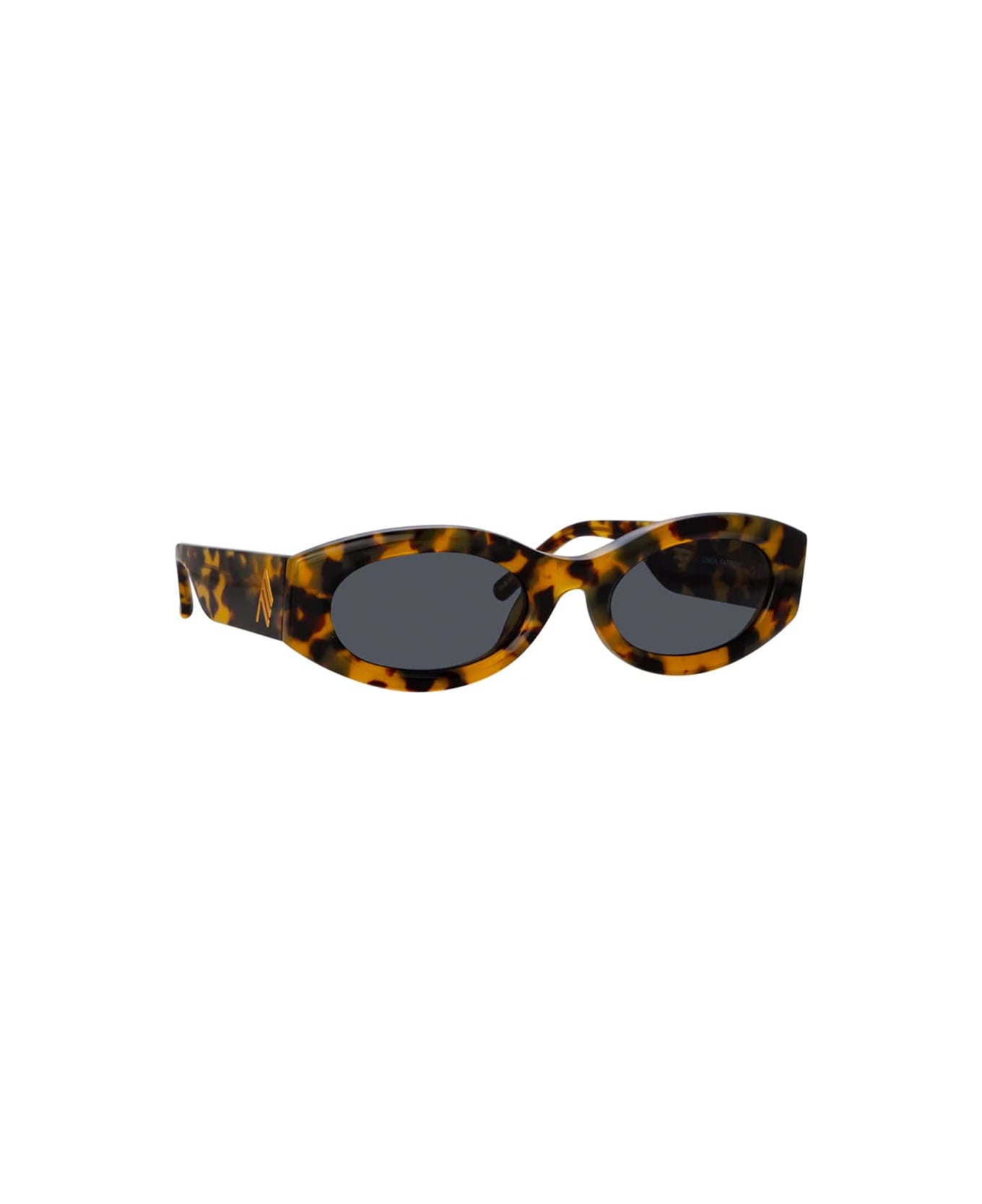 The Attico Berta - T-shell / Gold Sunglasses - Tortoise
