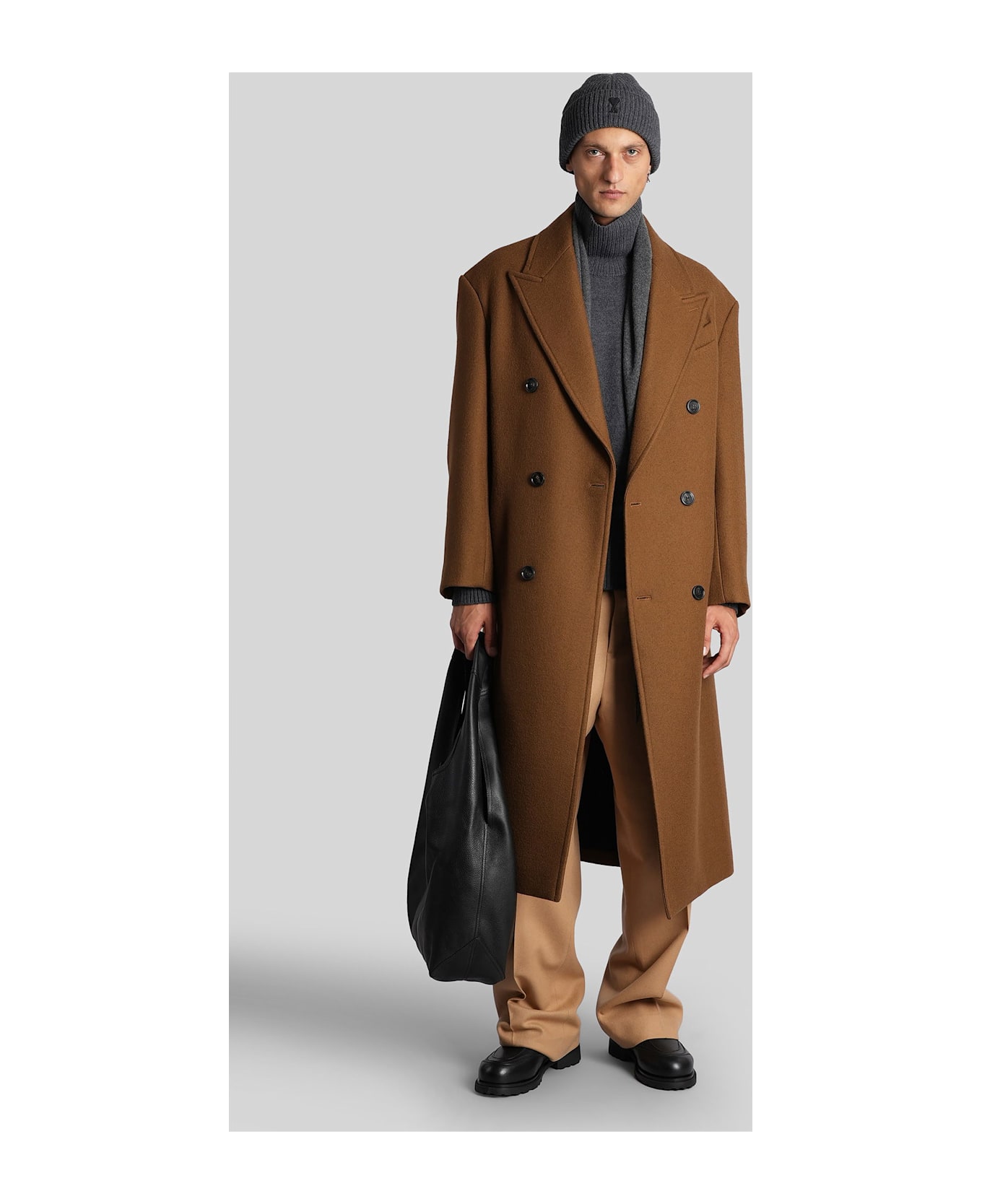 Ami Alexandre Mattiussi In Brown Wool - brown