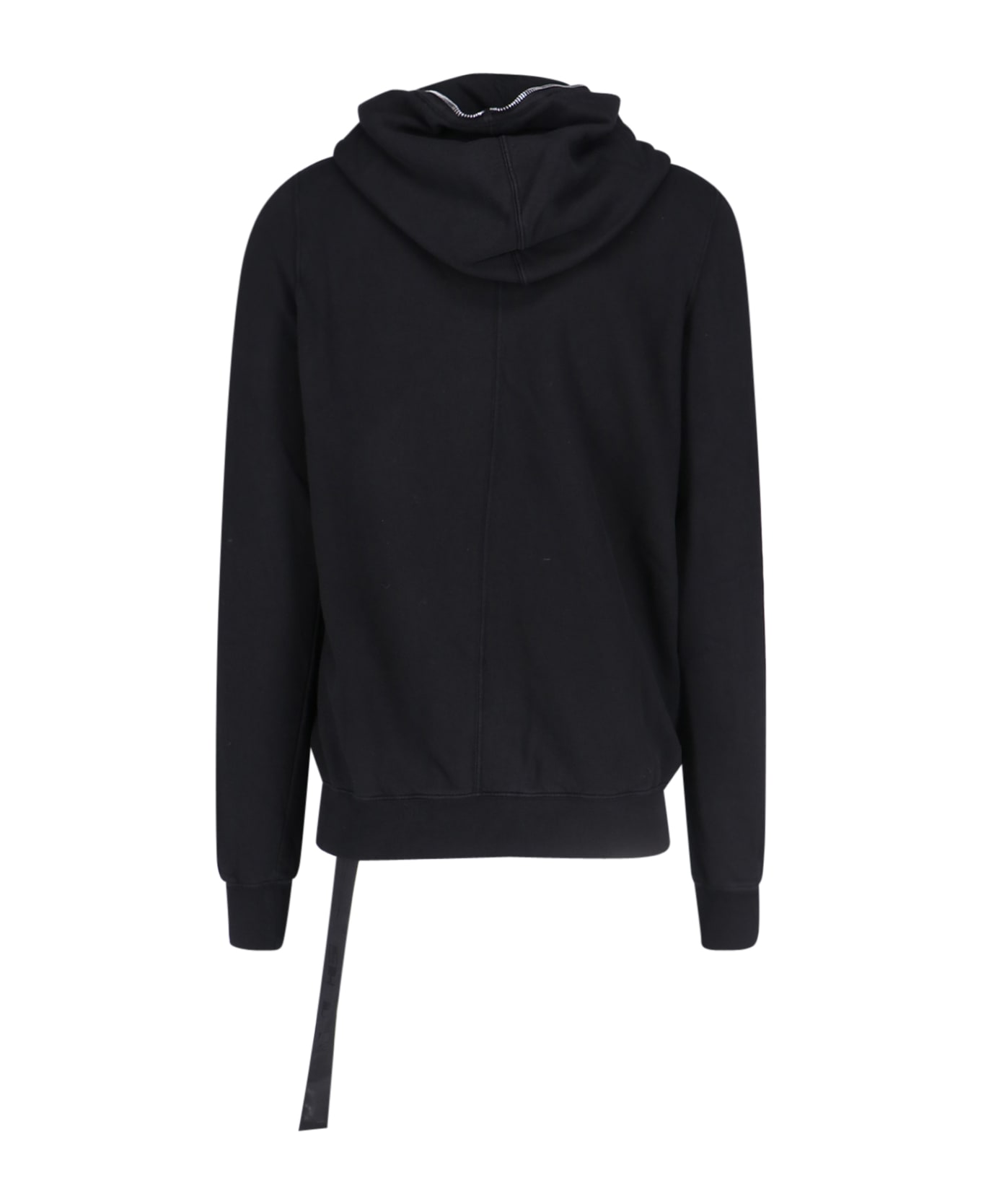 DRKSHDW Zip Sweatshirt With Fringe - Black