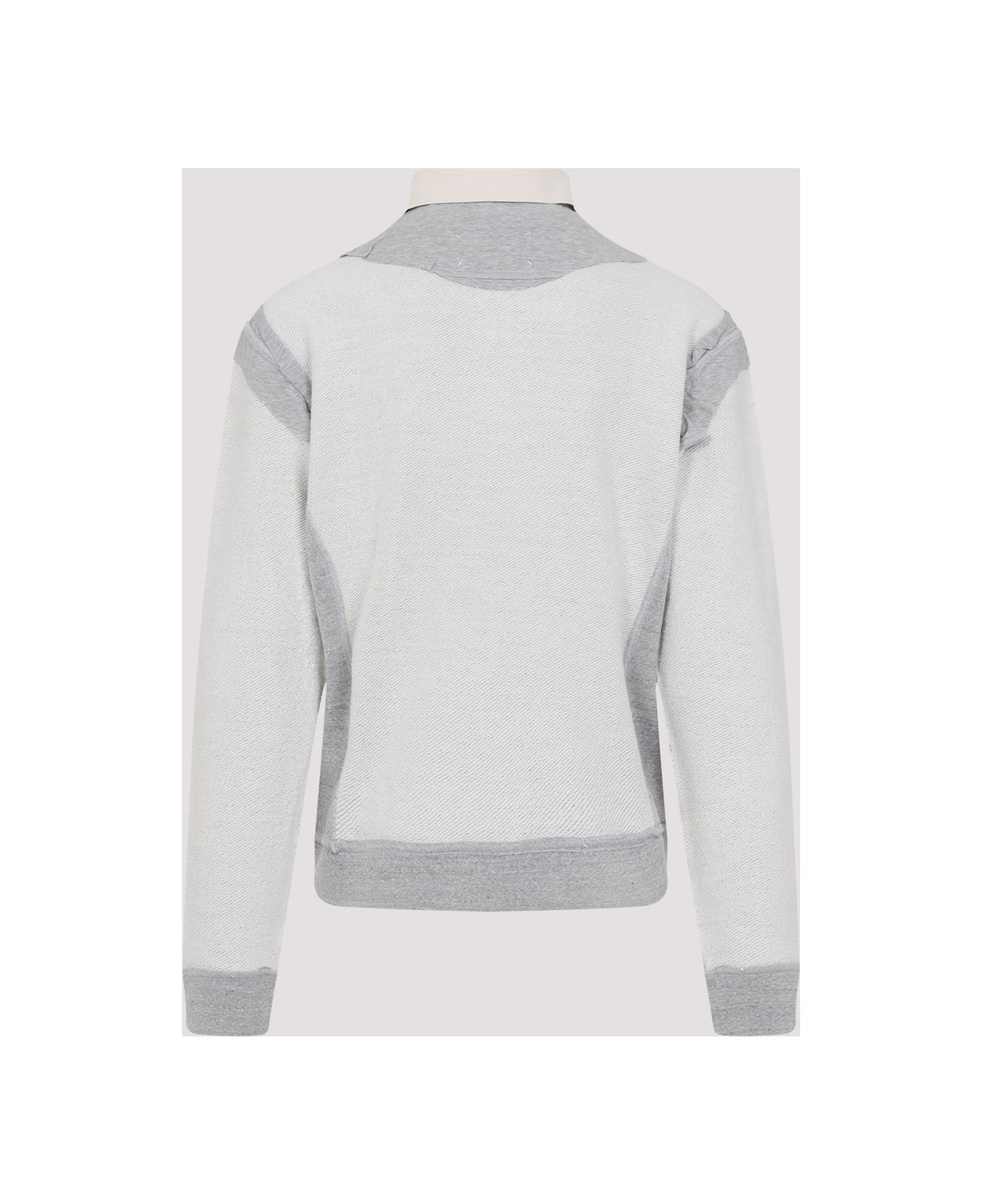 Maison Margiela Cotton Hoodie - M Grey Melange