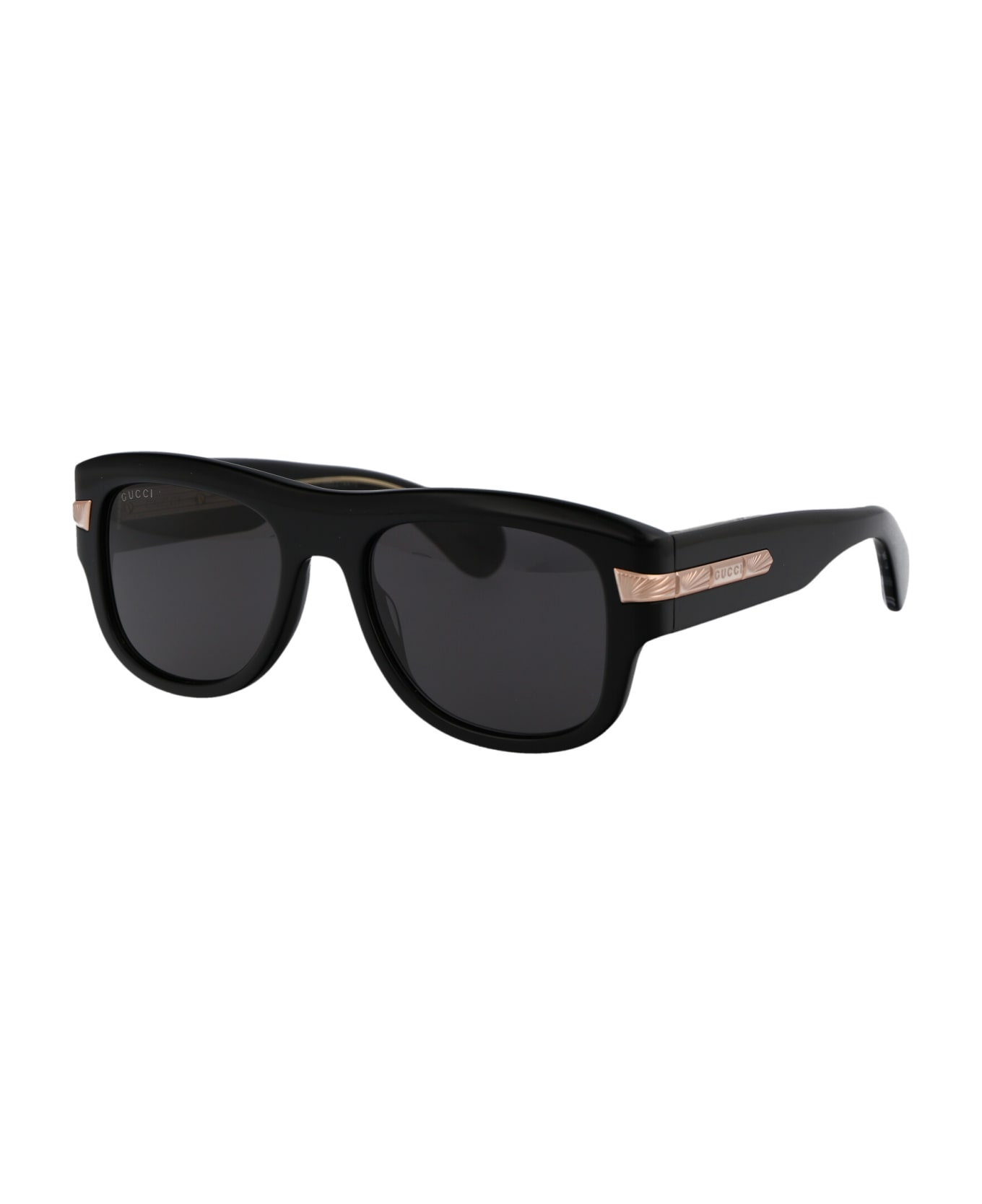 Gucci Eyewear Gg1517s Sunglasses - 001 BLACK BLACK GREY