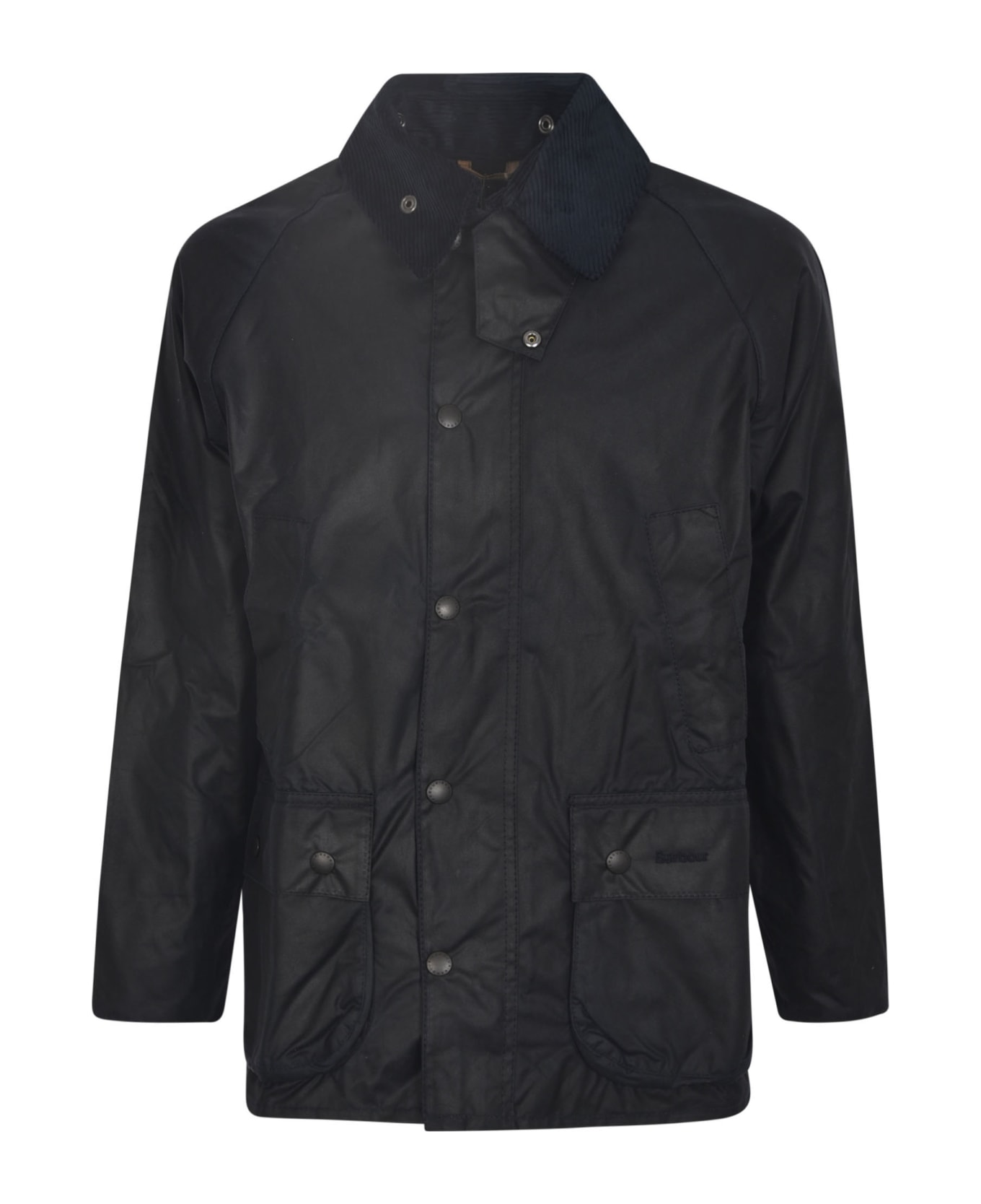 Barbour Buttoned Fitted Windbreaker - Navy