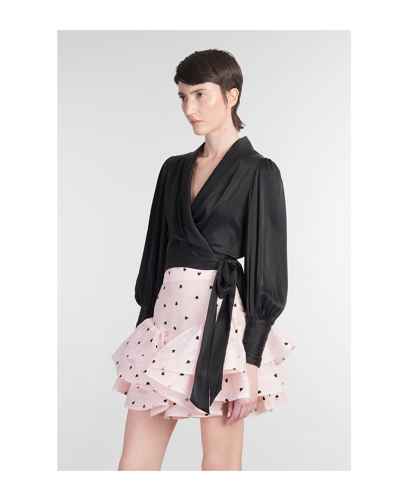 Zimmermann Topwear In Black Silk - black