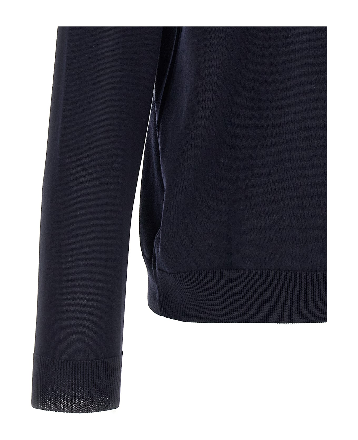 Zanone Cotton Sweater - Blue