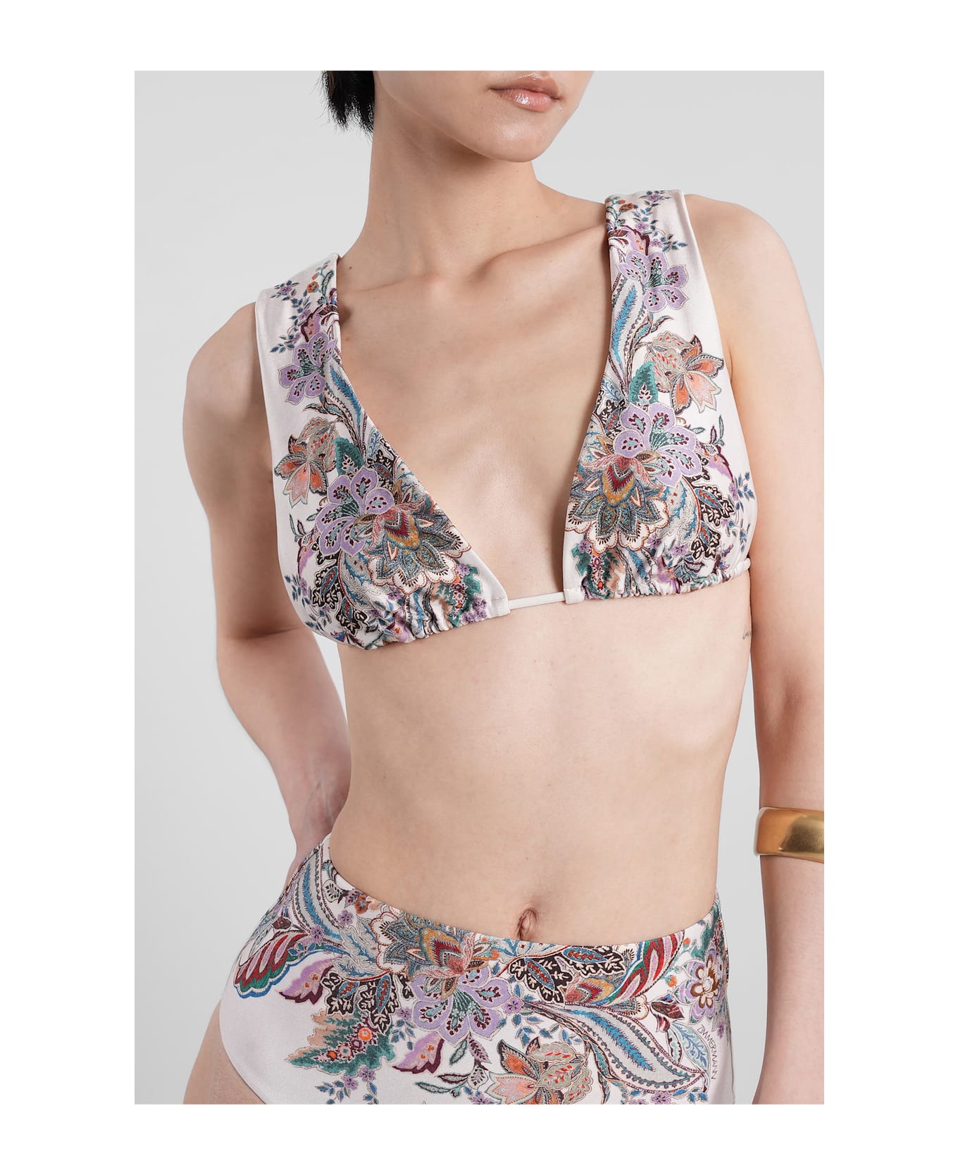 Zimmermann Beachwear In Beige Polyamide - beige