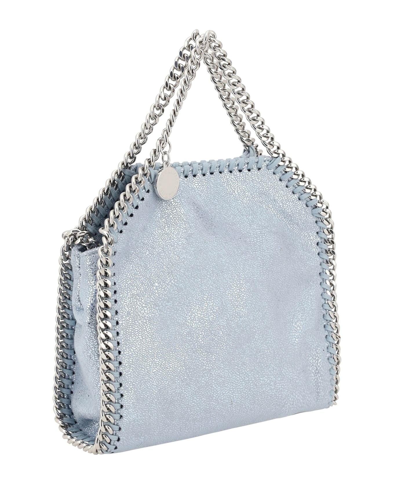 Stella McCartney Tiny Shaggy Tote Shoulder Bag - Blue