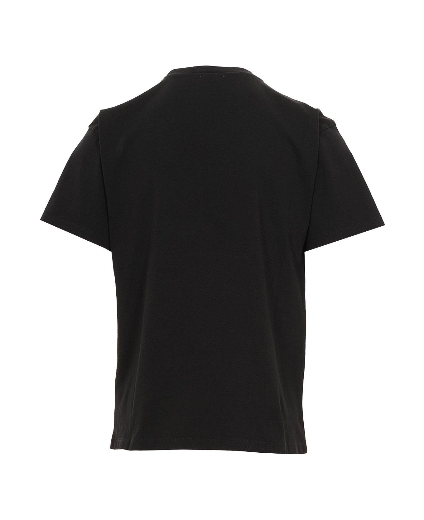 Aries Logo Printed Jersey T-shirt - Black