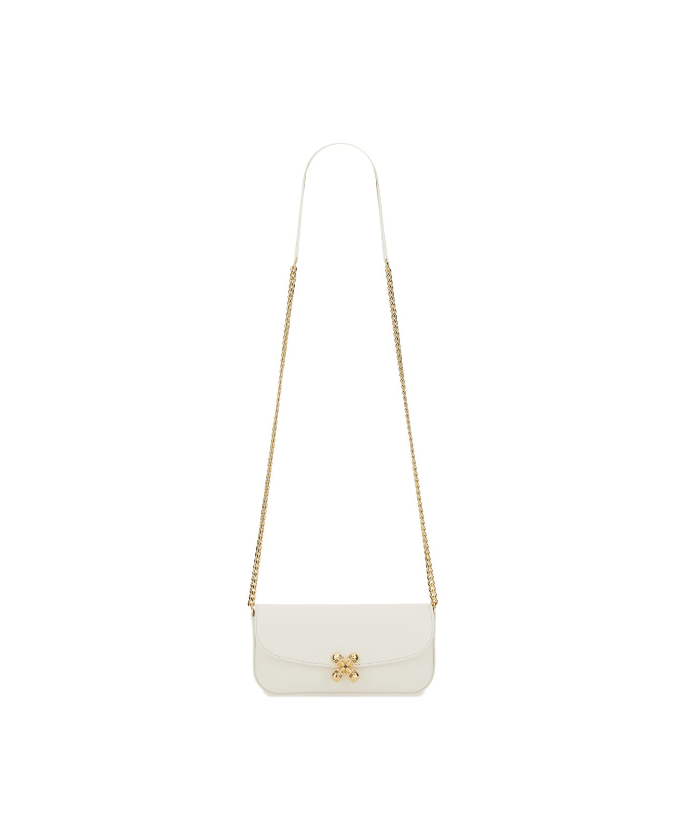 Alexander McQueen "skull Flower" Bag Small - IVORY