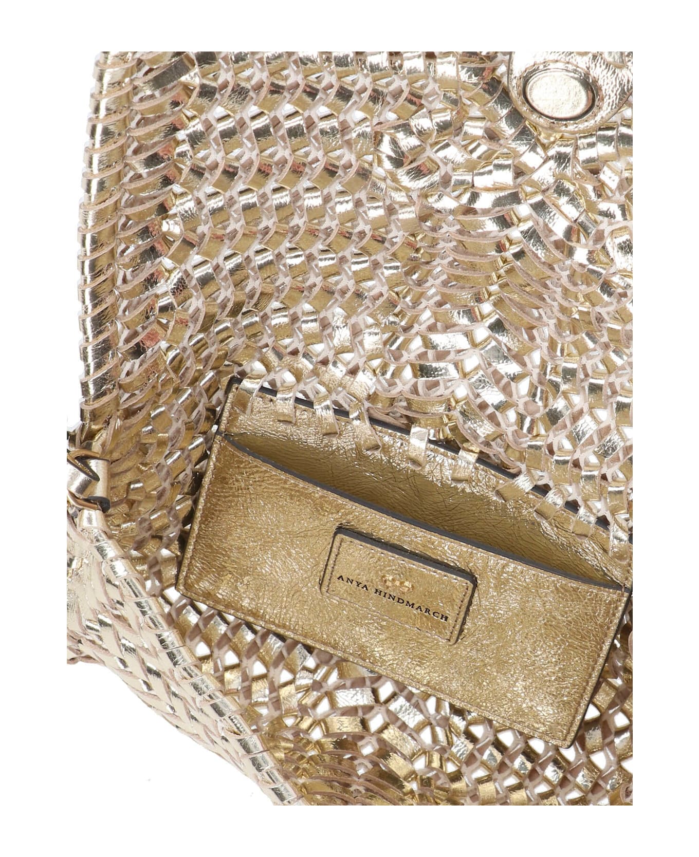 Anya Hindmarch "neeson" Clutch - Gold