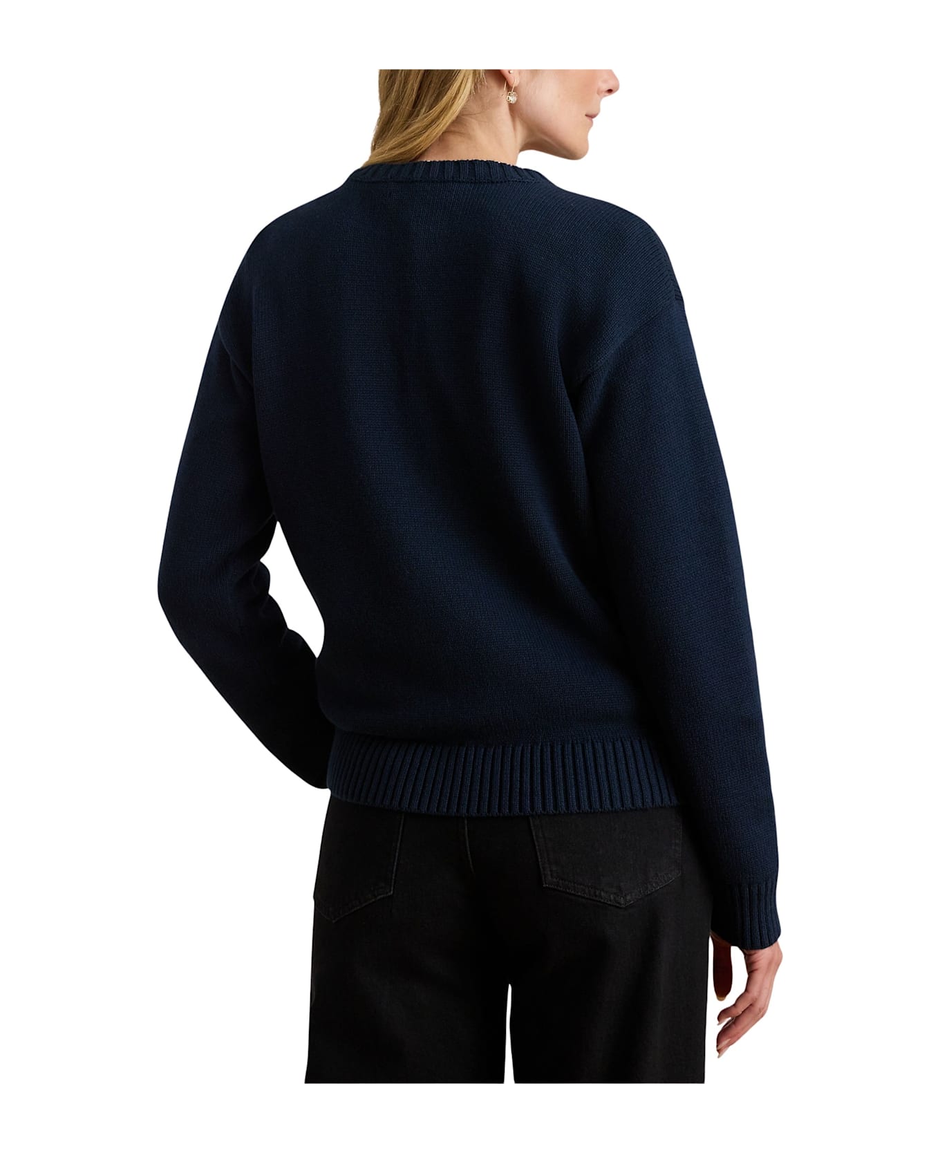 Ralph Lauren Riednee Long Sleeve Pullover - Lauren Navy