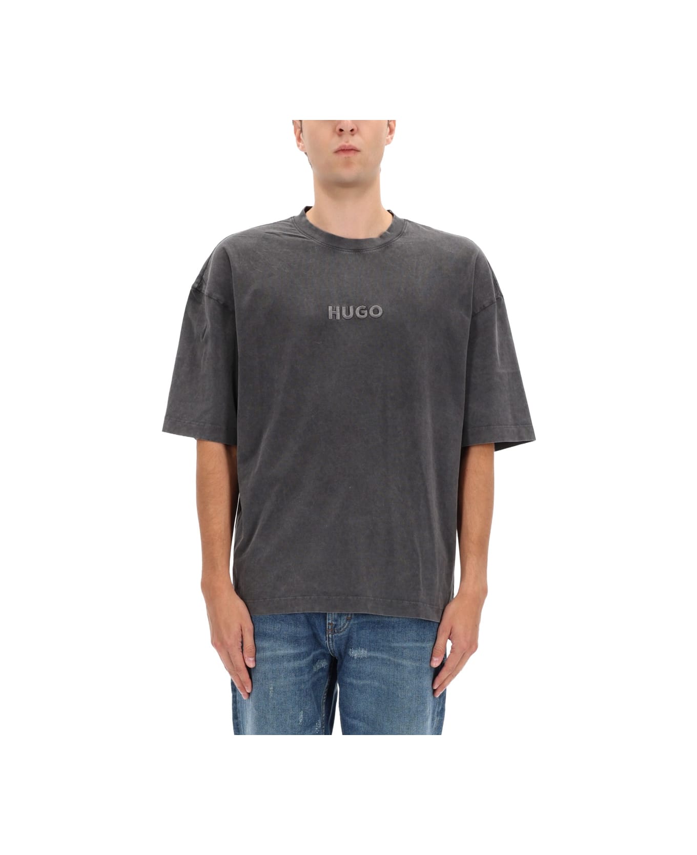 Hugo Boss T-shirt With Logo - GREY