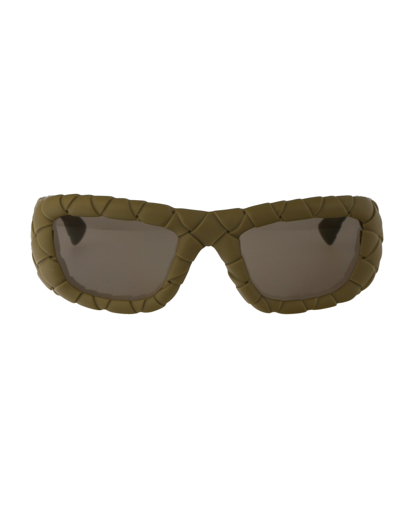 Bottega Veneta Eyewear Bv1303s Sunglasses - 002 GREEN GREEN BROWN サングラス