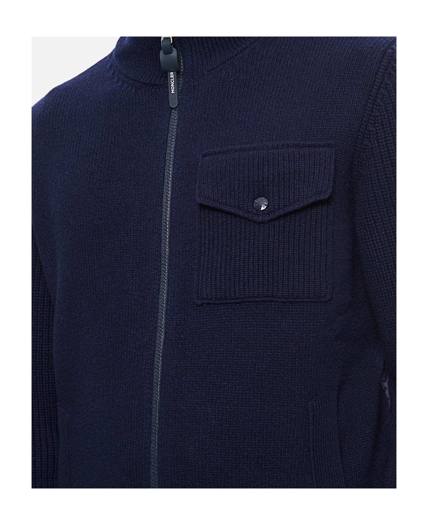 Moncler Zip Up Jacket - Blue