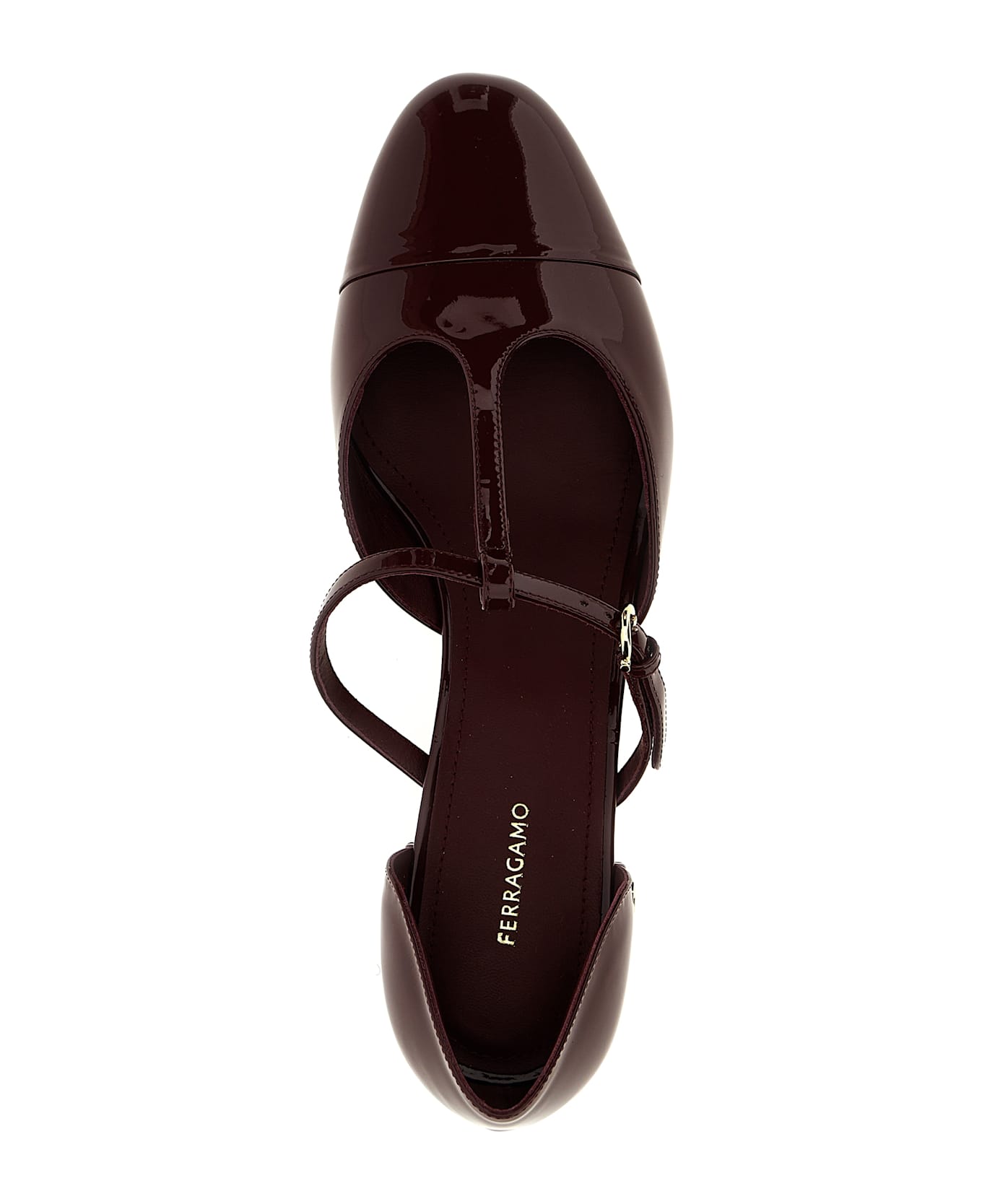 Ferragamo 'linette' Ballet Flats - Bordeaux