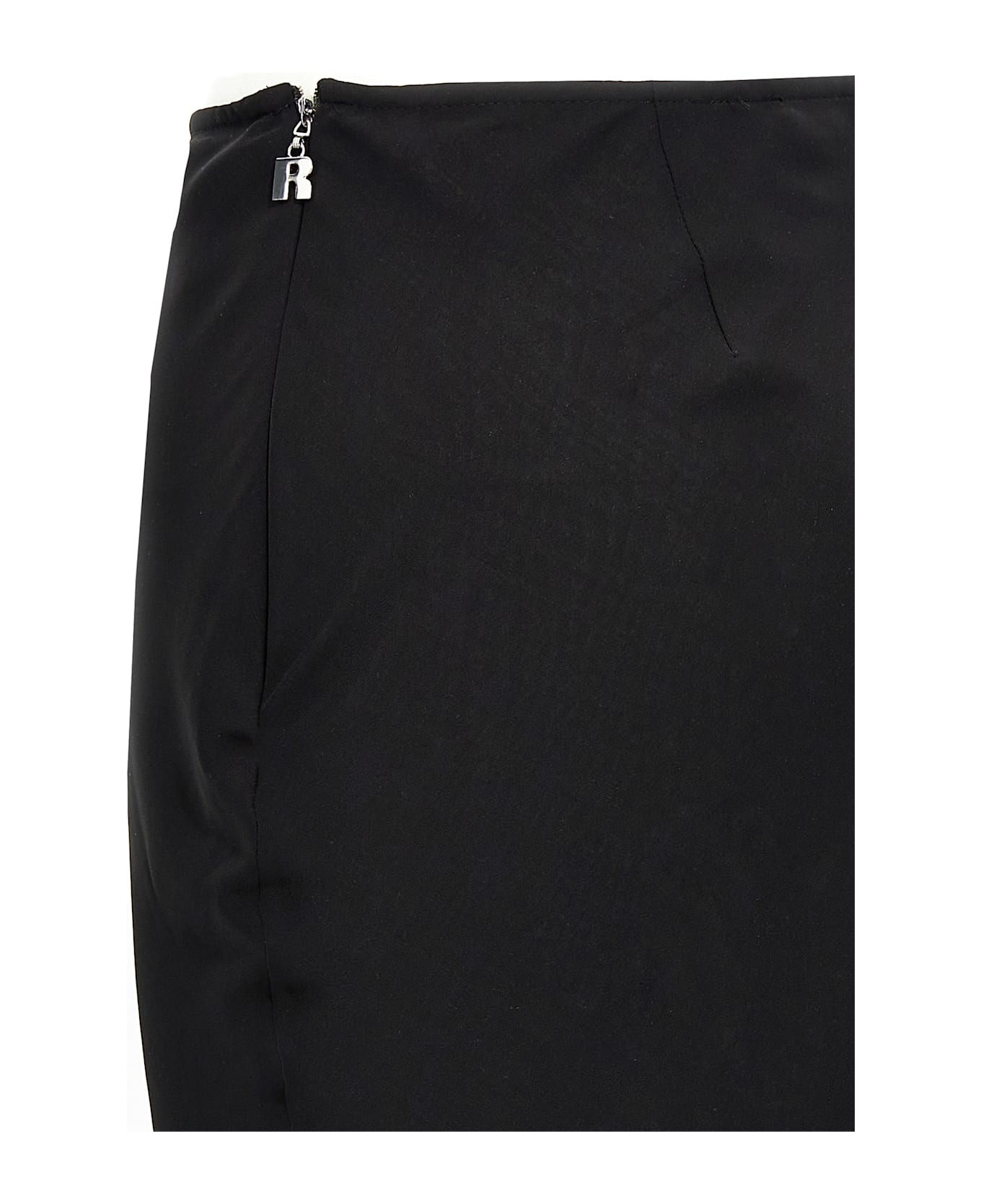 Rotate by Birger Christensen 
two Layer
 Skirt - White/Black