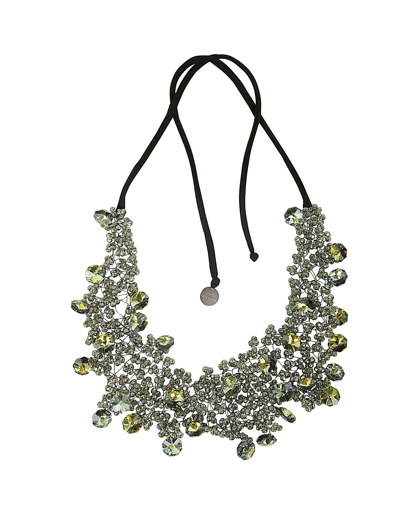 Maria Calderara Crystals Necklace - W Green