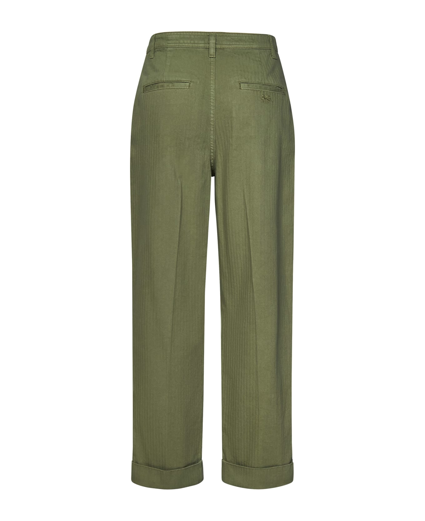Etro Trousers - Olive green