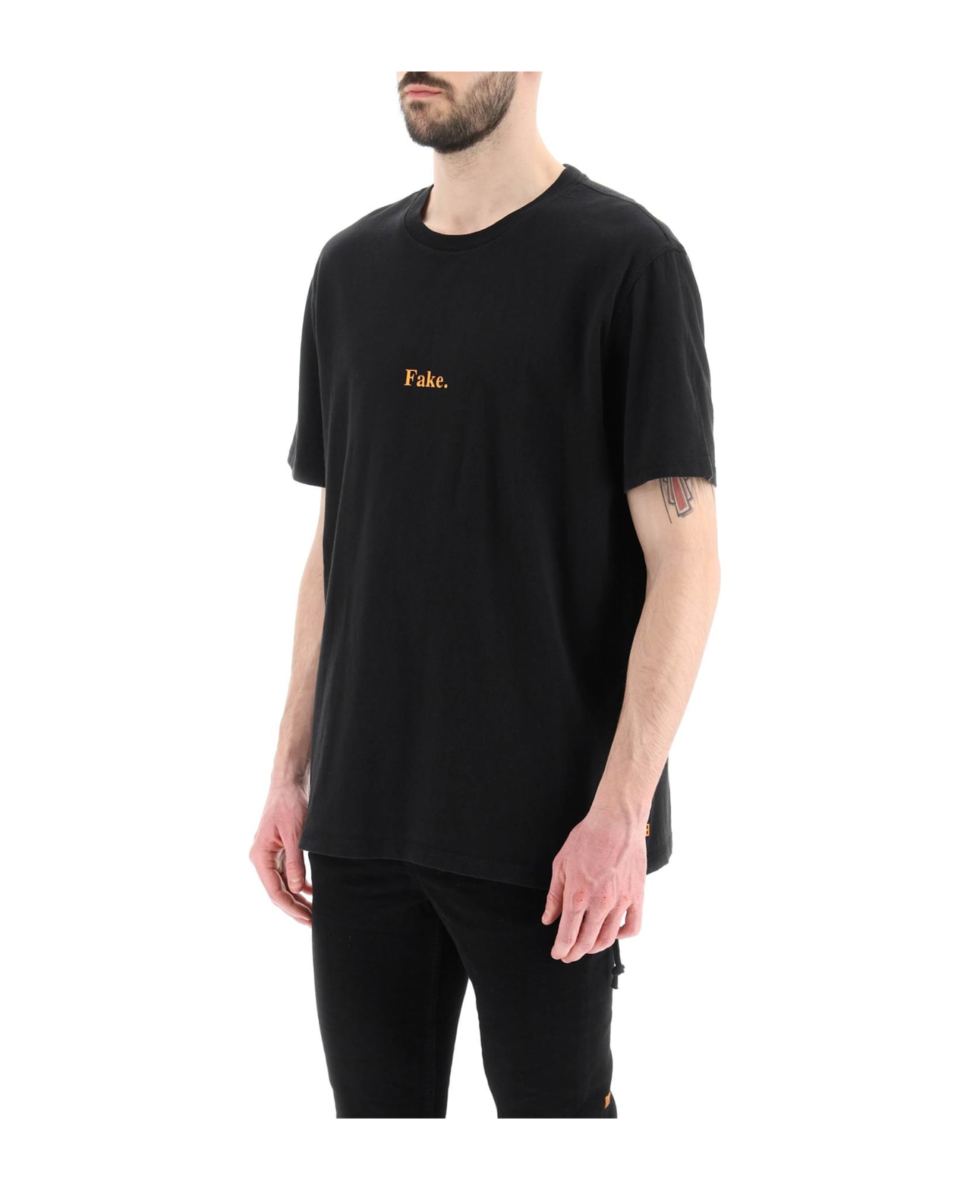 Ksubi 'fake' T-shirt - BLACK (Black) シャツ