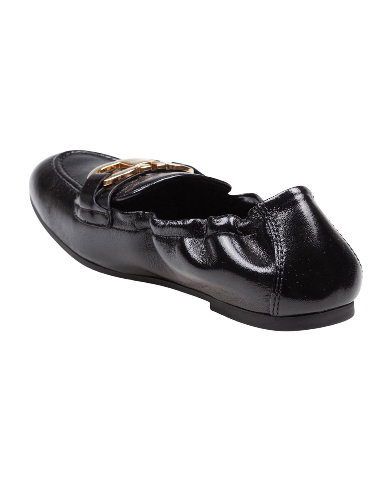 Ferragamo Jodie Loafer In Black Leather - Black
