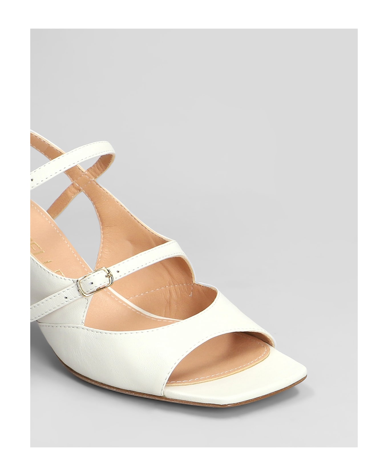 The Seller Sandals In White Leather - white