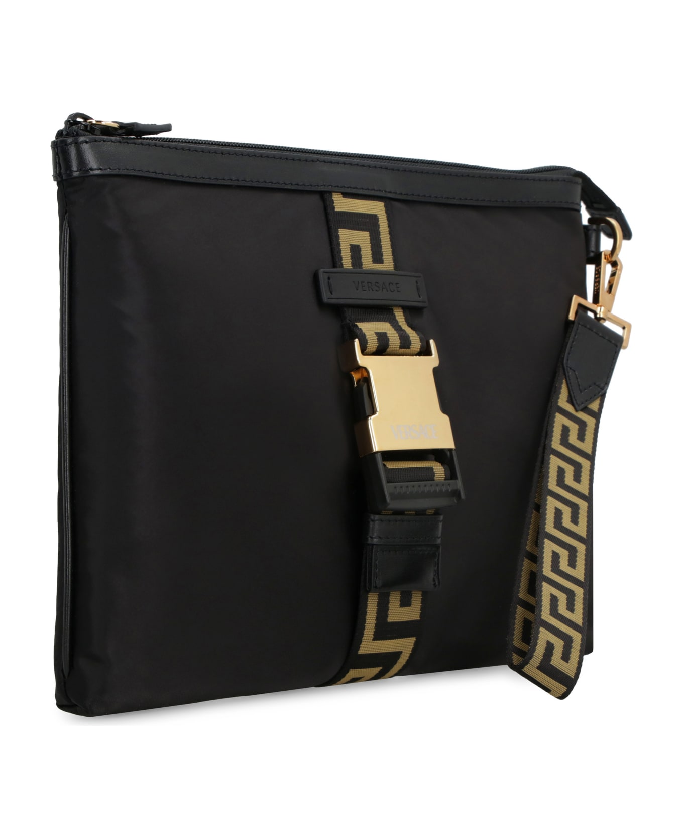 Versace Nylon Pouch-bag - black 財布