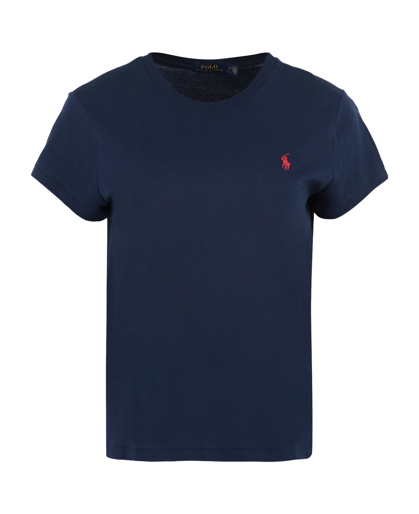 Ralph Lauren Logo Cotton T-shirt - NAVY