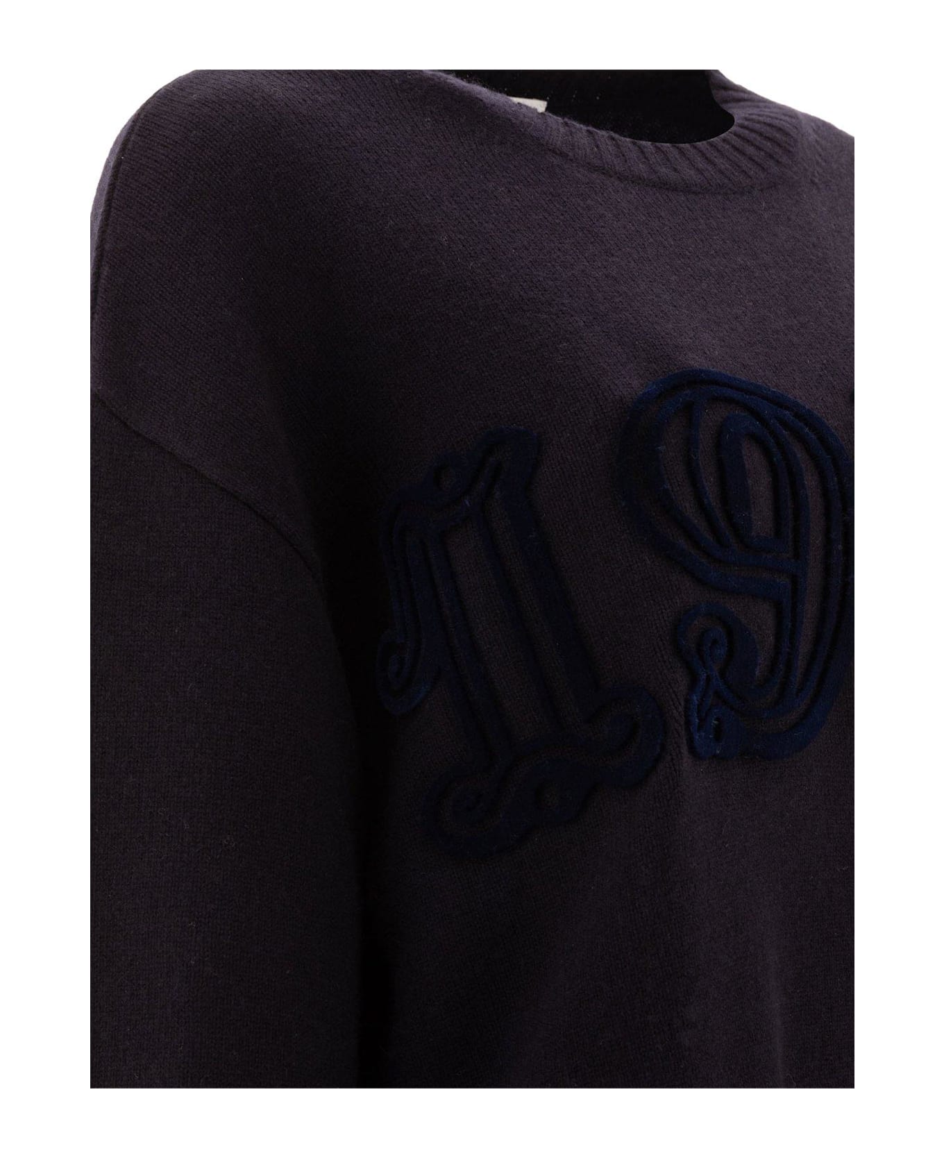 Max Mara Fido Crewneck Straight Hem Jumper - ULTRAMARINE