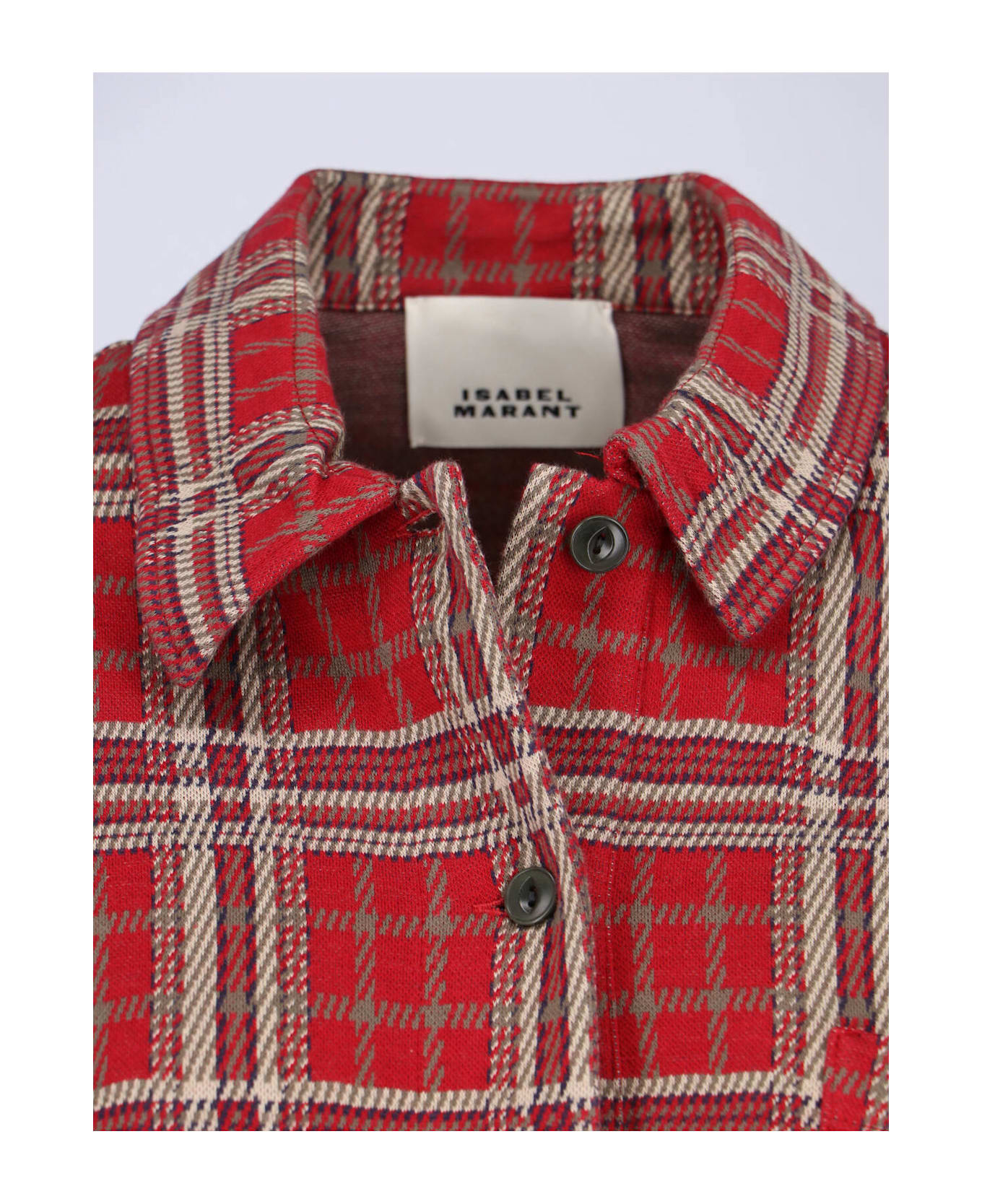 Isabel Marant 
blandia
 Shirt Dress - Red
