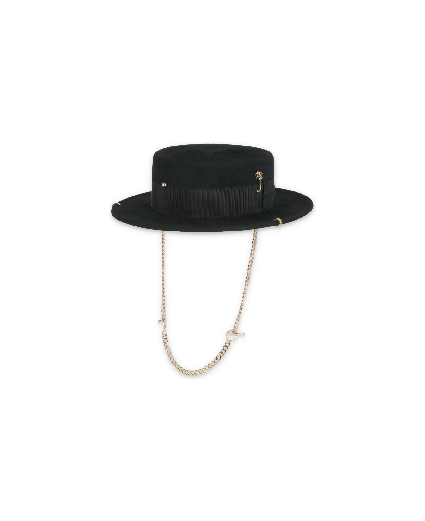 Ruslan Baginskiy Hat With Pin - Black