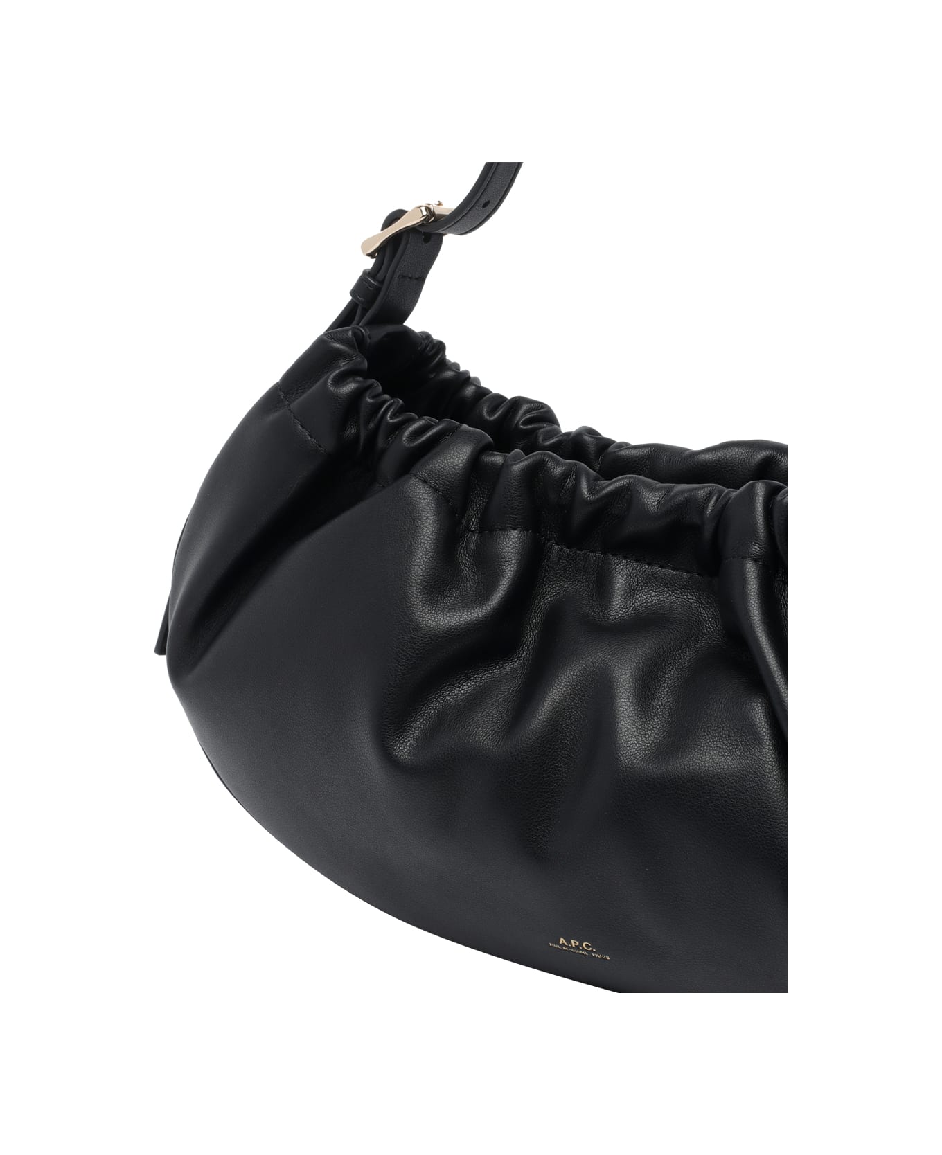 A.P.C. Ninon Hoop Shoulder Bag - Black
