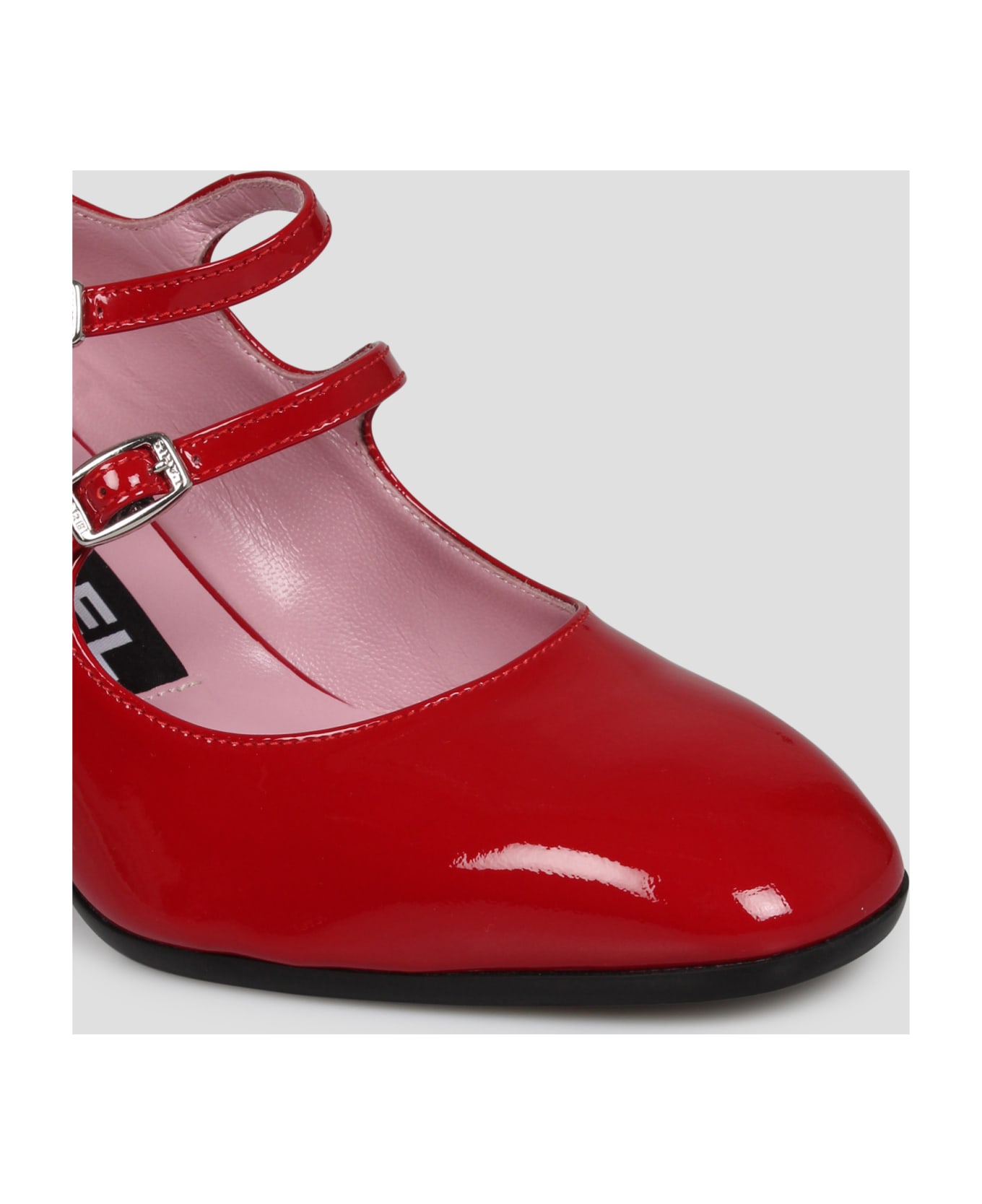 Carel Alice Mary Jane Pumps - Red ハイヒール