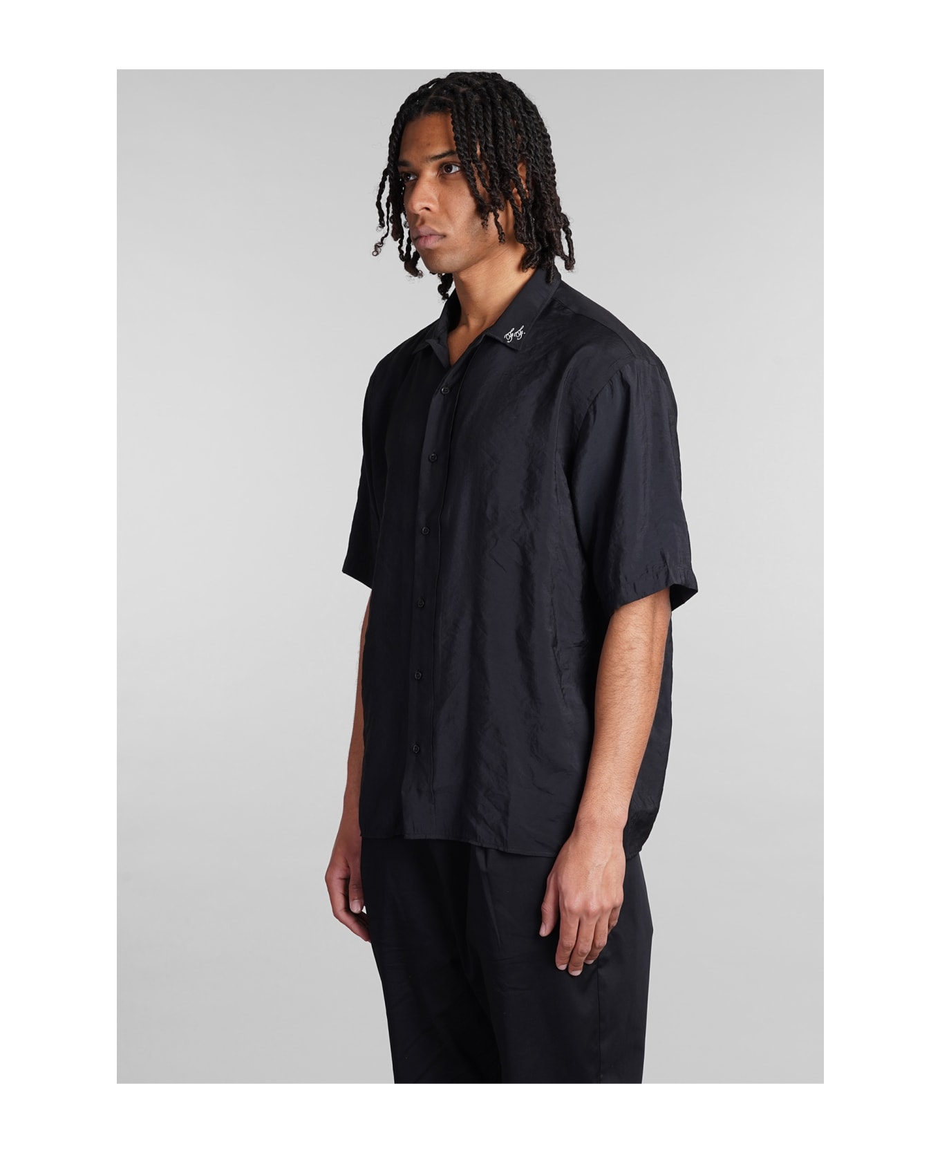 Family First Milano Shirt In Black Paper - BLACK シャツ