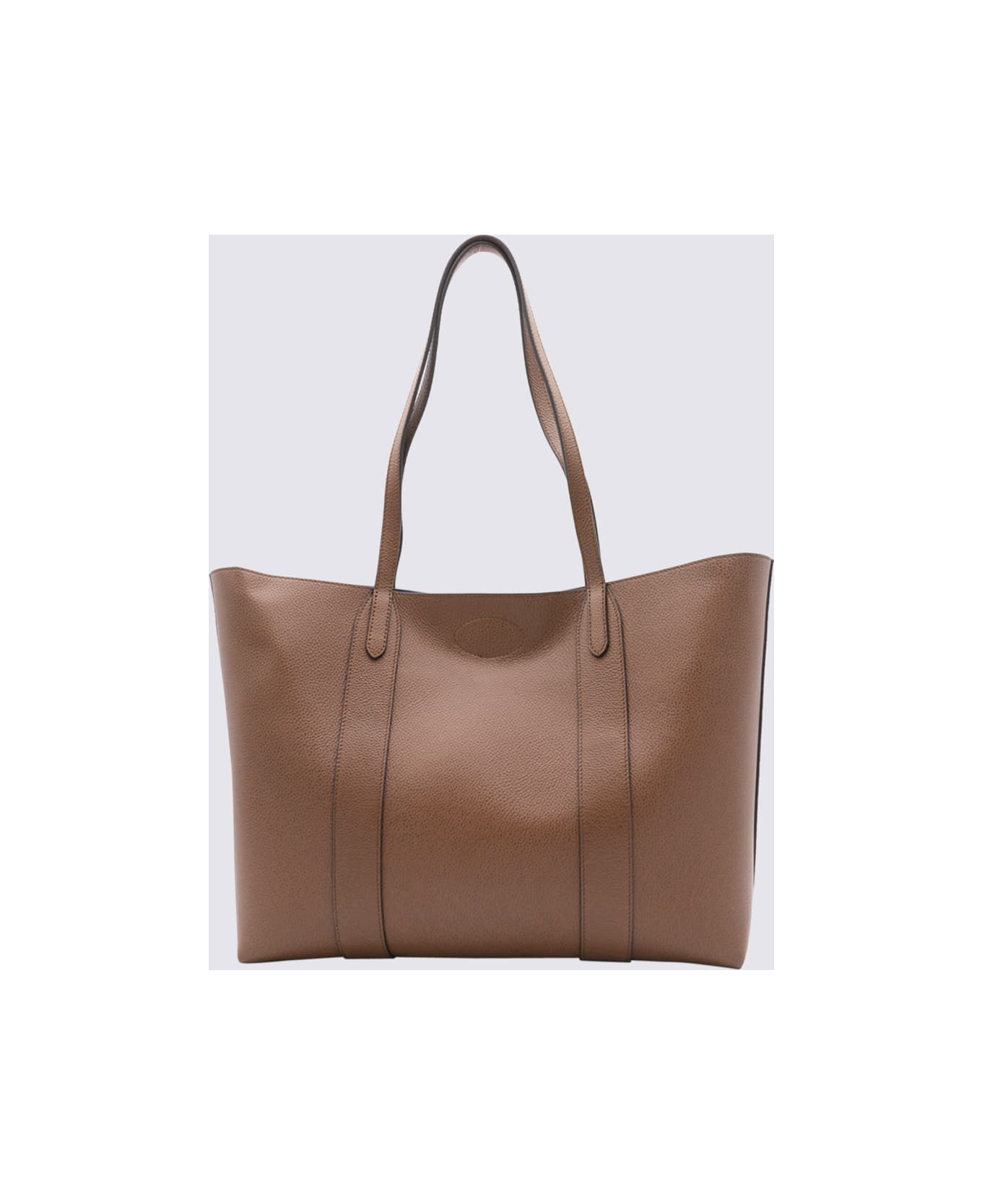 Mulberry Brown Leather Tote Bag - OAK トートバッグ