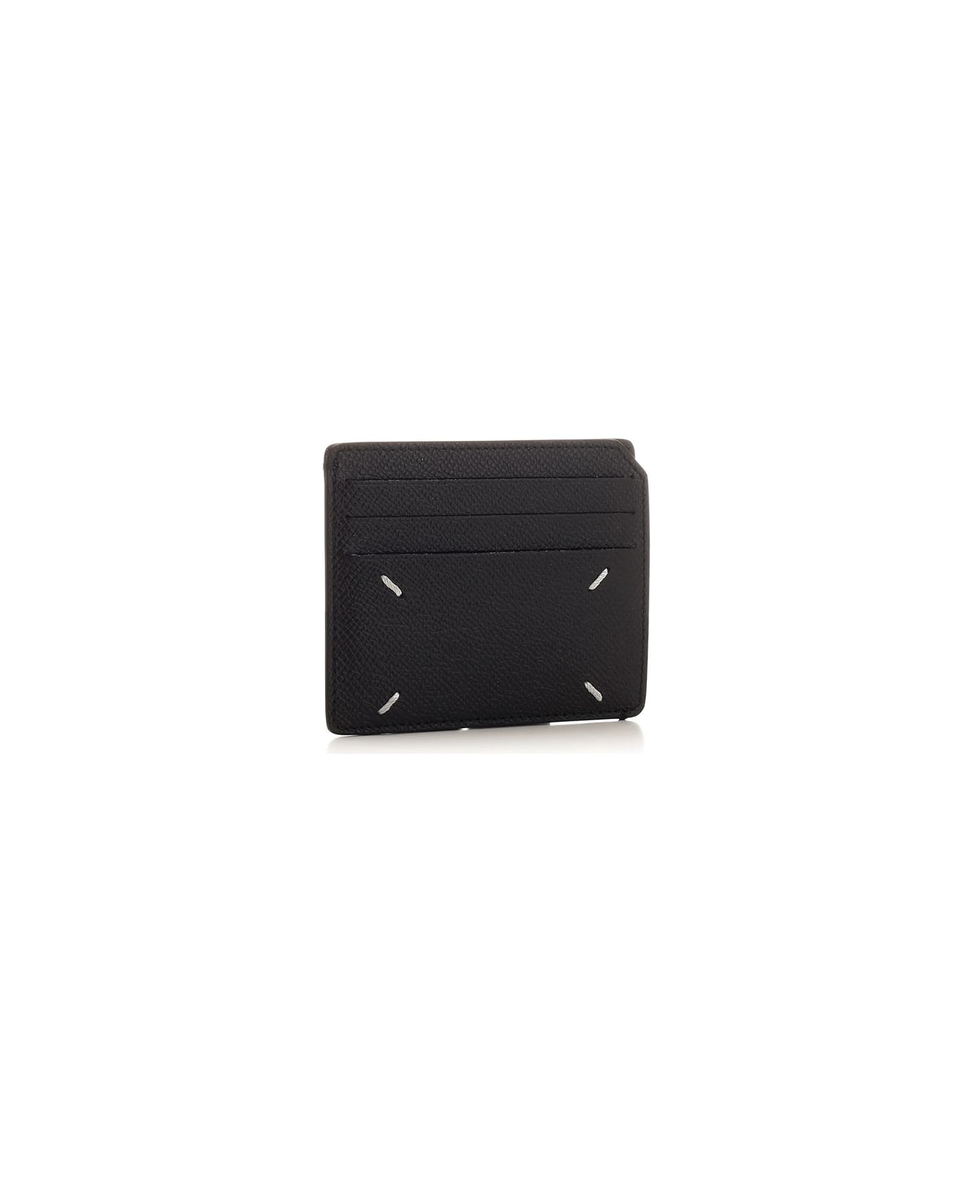 Maison Margiela "four Stitches" Card Holder - Black