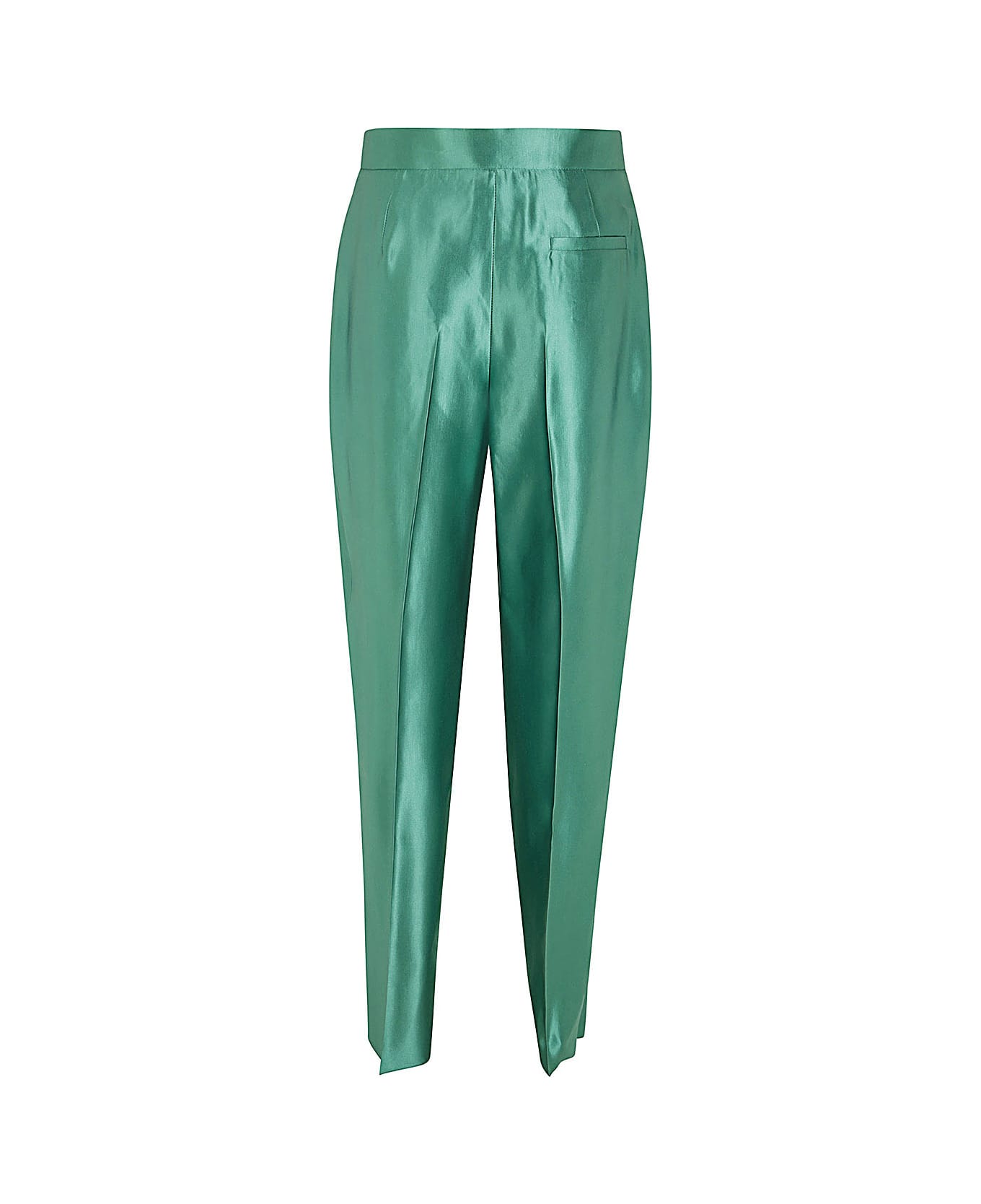 Giorgio Armani Polished Double Pences Pants - Pr Green
