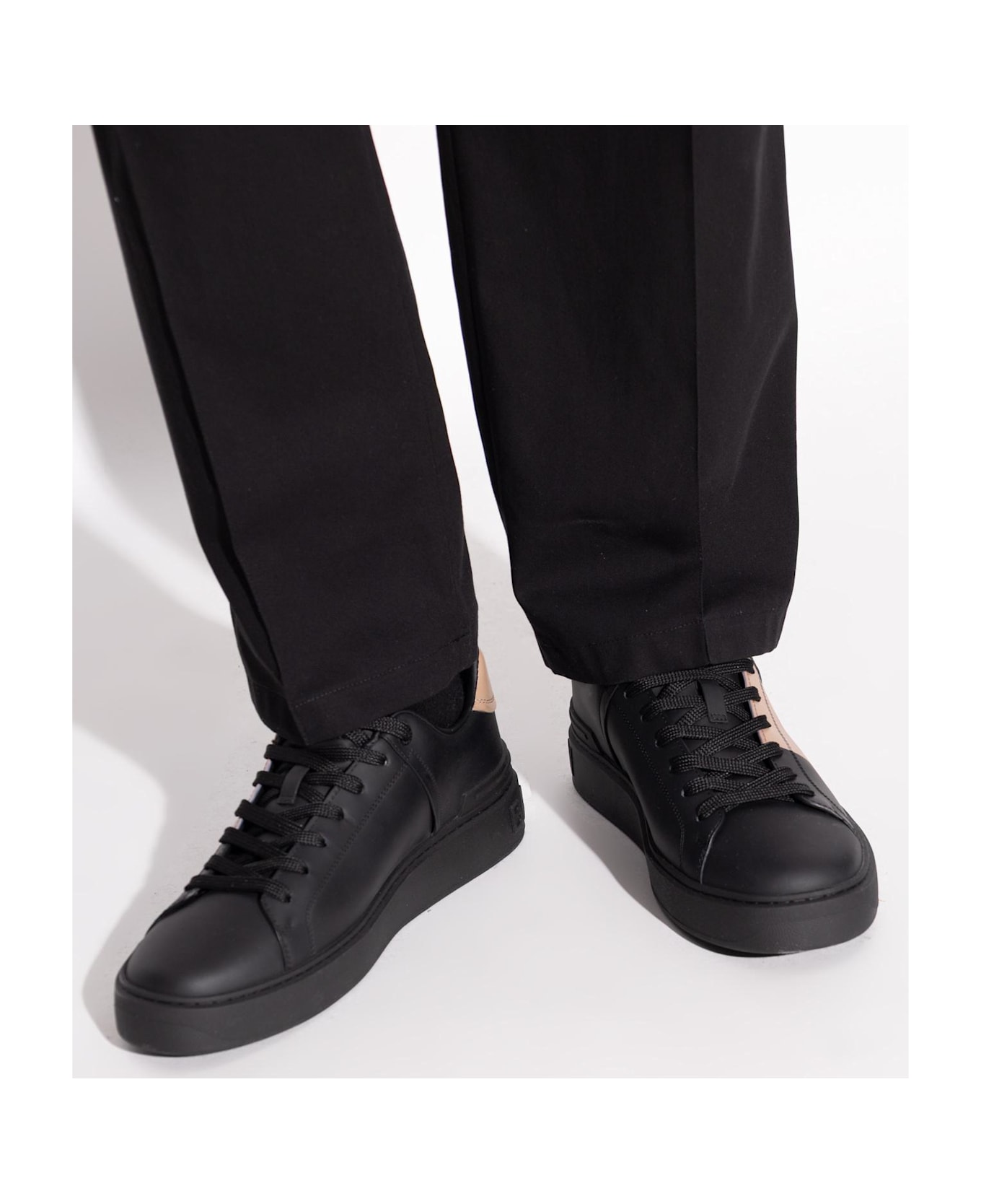 Balmain 
b-court
 Sports Shoes - BLACK/BROWN