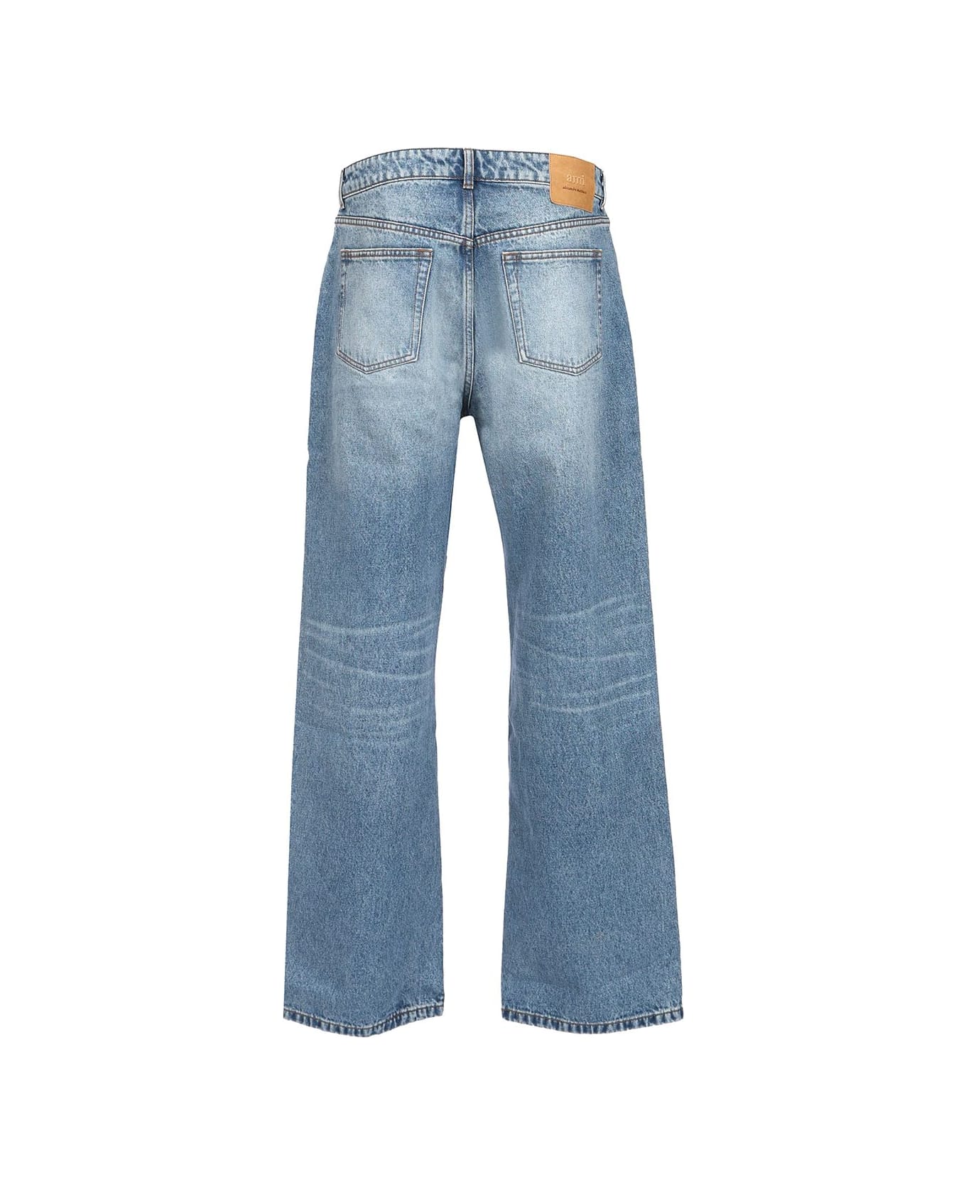 Ami Alexandre Mattiussi Large Fit Jeans - Blue