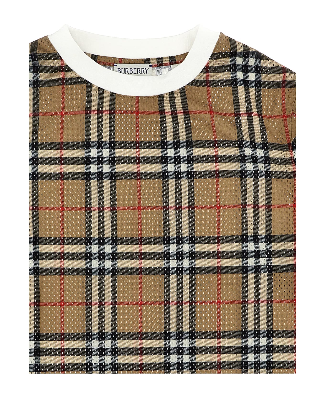 Burberry Check T-shirt - Beige Tシャツ＆ポロシャツ