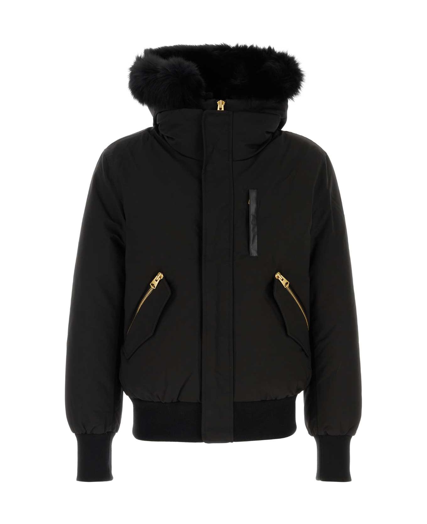 Mackage Black Nylon Blend Dixon-bx Down Jacket - BLACKGOLD