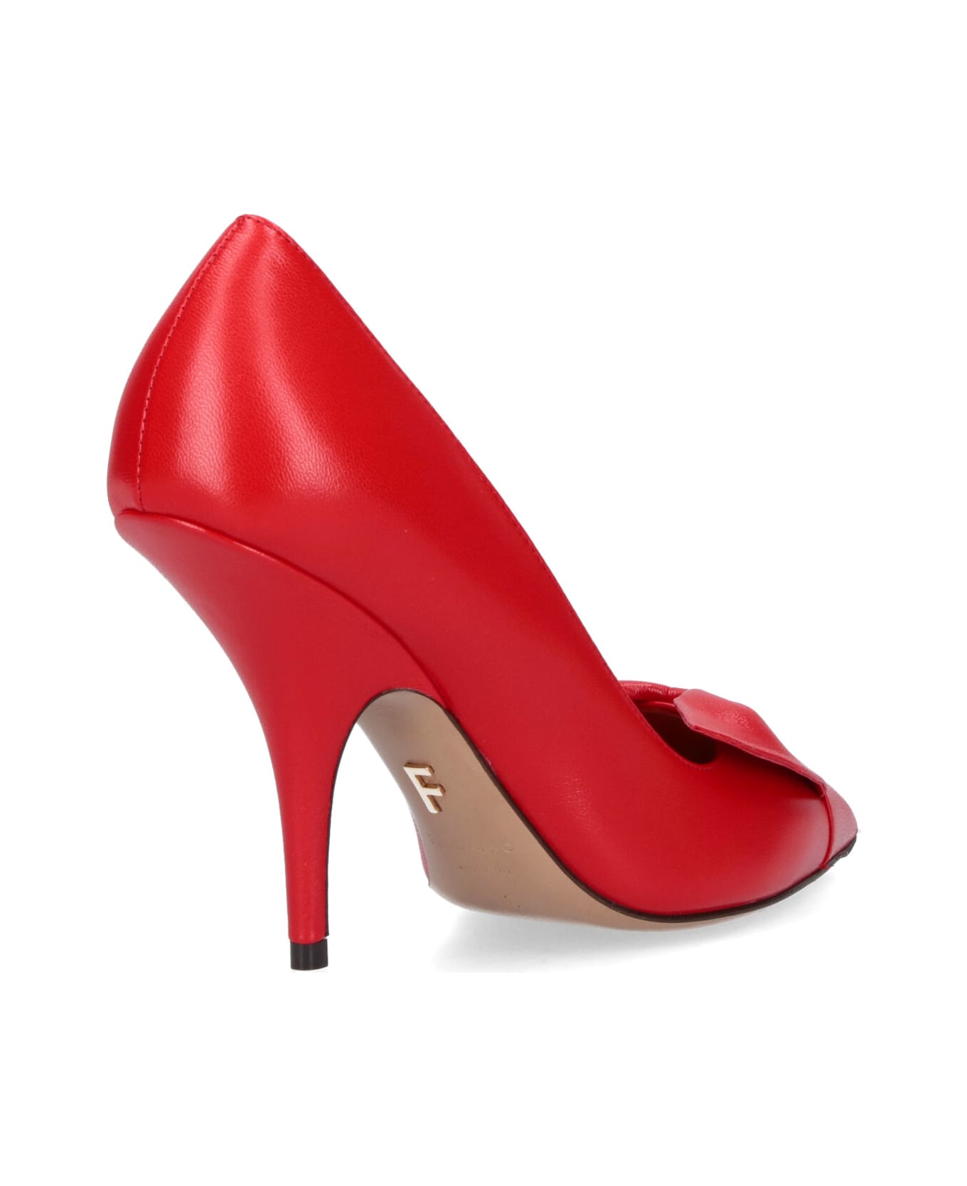 Ferragamo Bow Pumps - Red