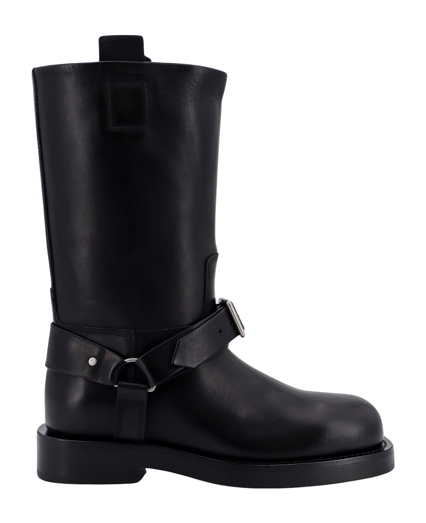 Burberry Saddle Low Boots - Black