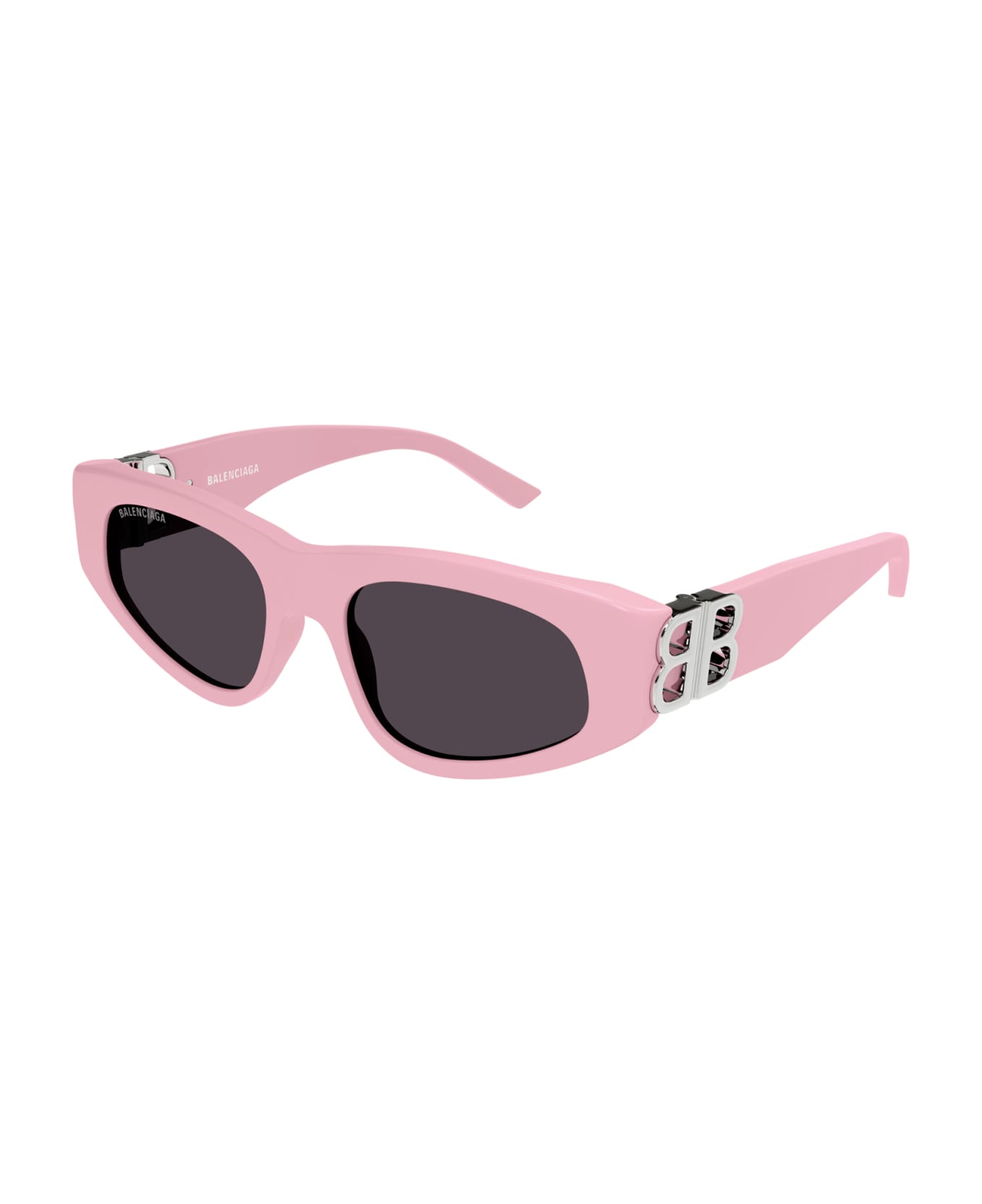 Balenciaga Eyewear BB0095S Sunglasses - Pink Silver Grey