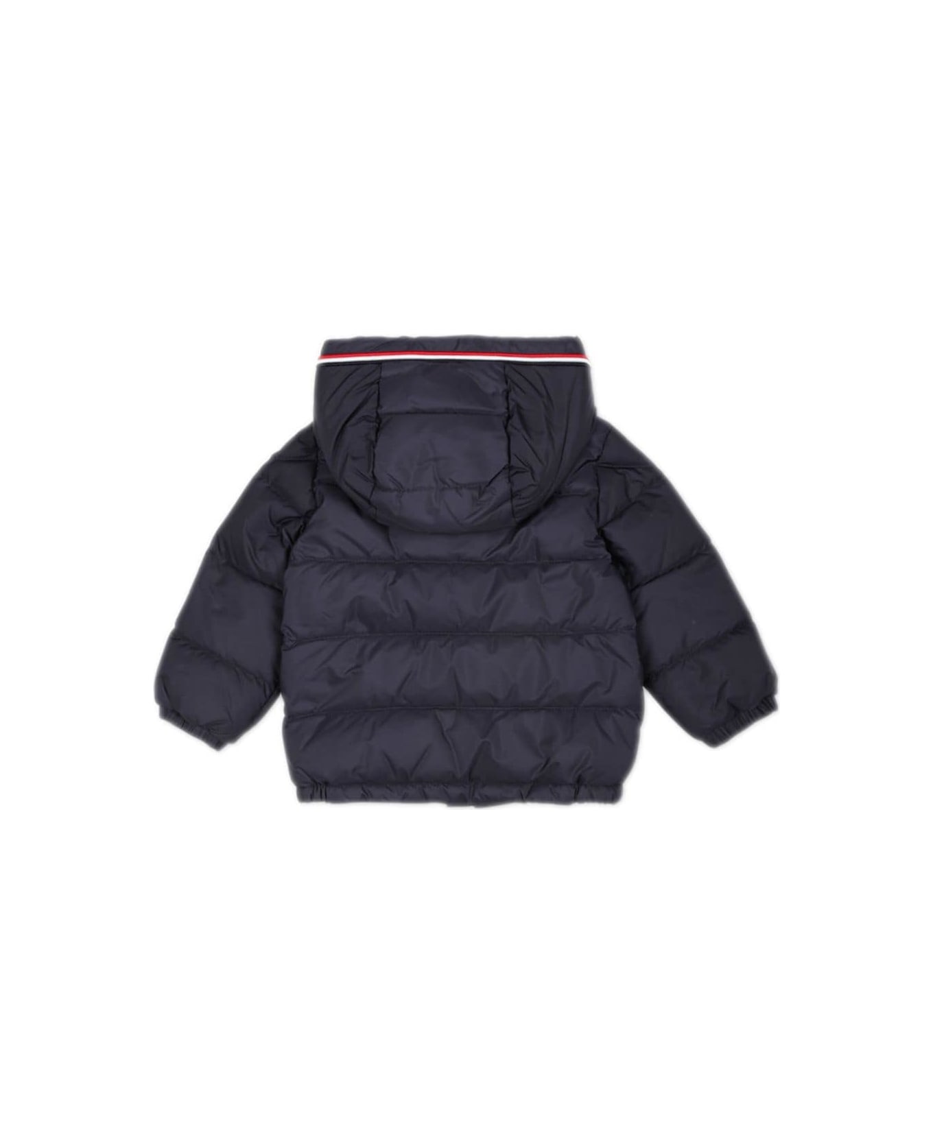 Moncler Blue Down Jacket Baby Boy - Blue