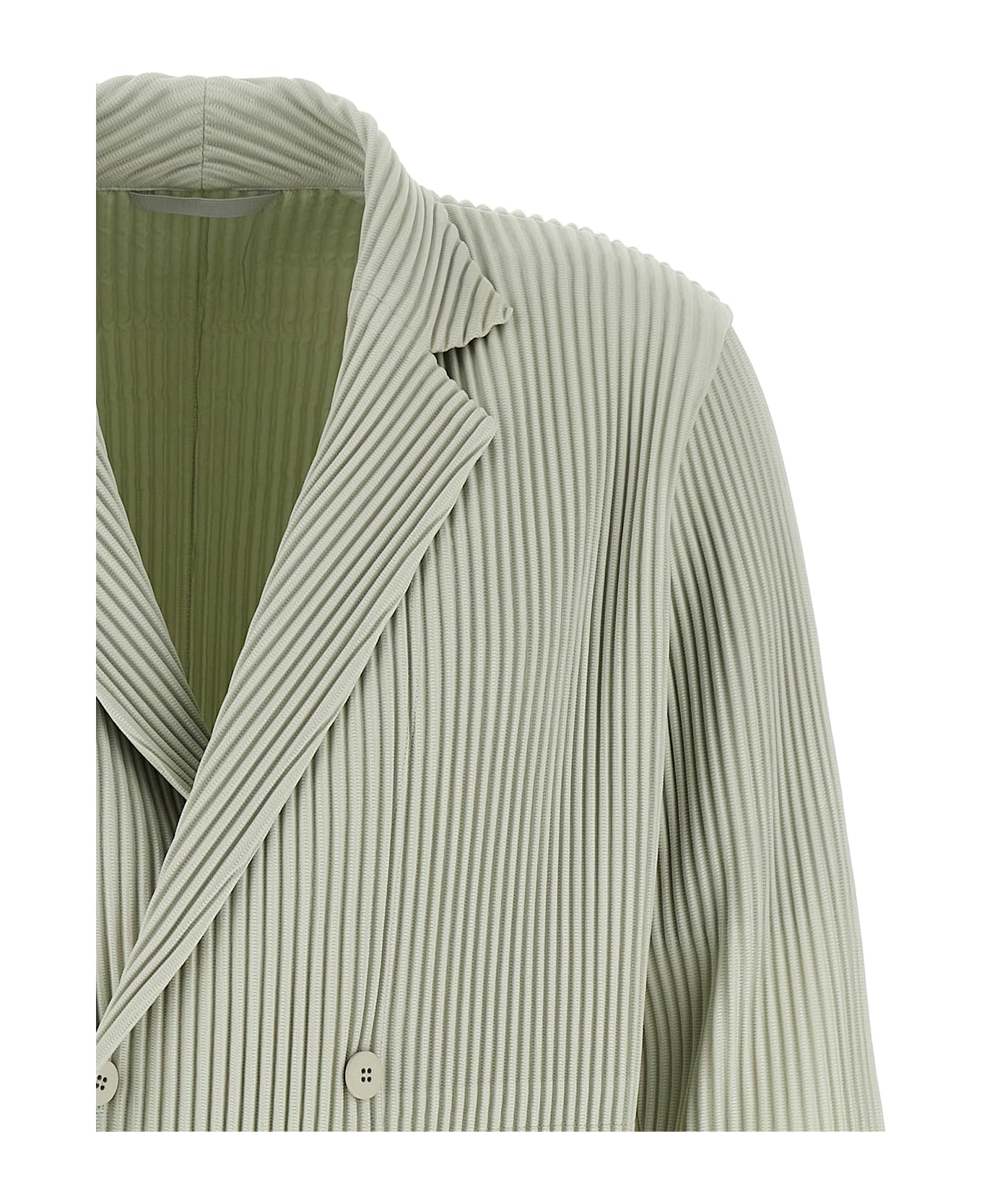 Issey Miyake 
tailored Pleats 1
 Blazer - Green