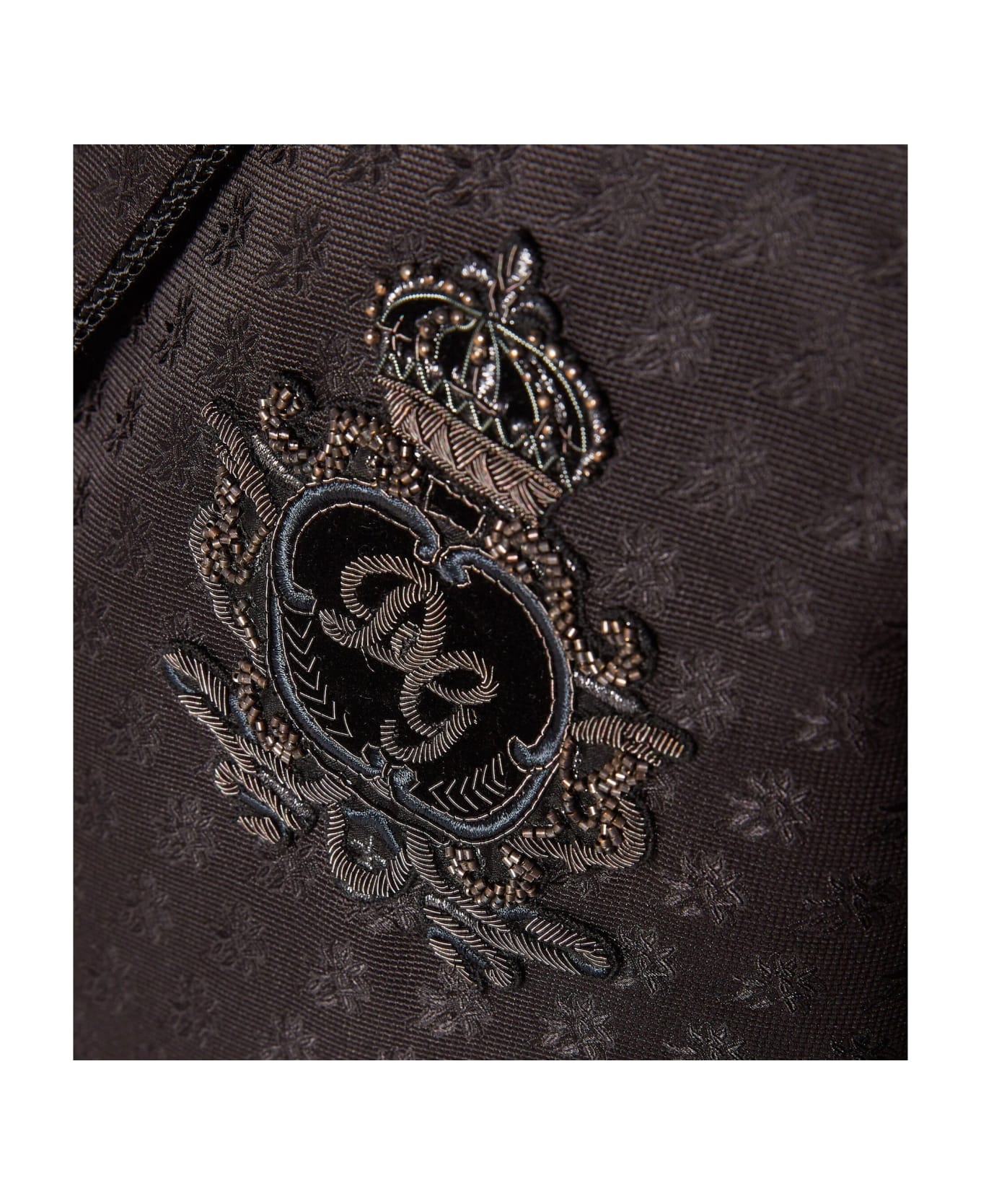 Dolce & Gabbana Jacquard Tuxedo Jacket - Black
