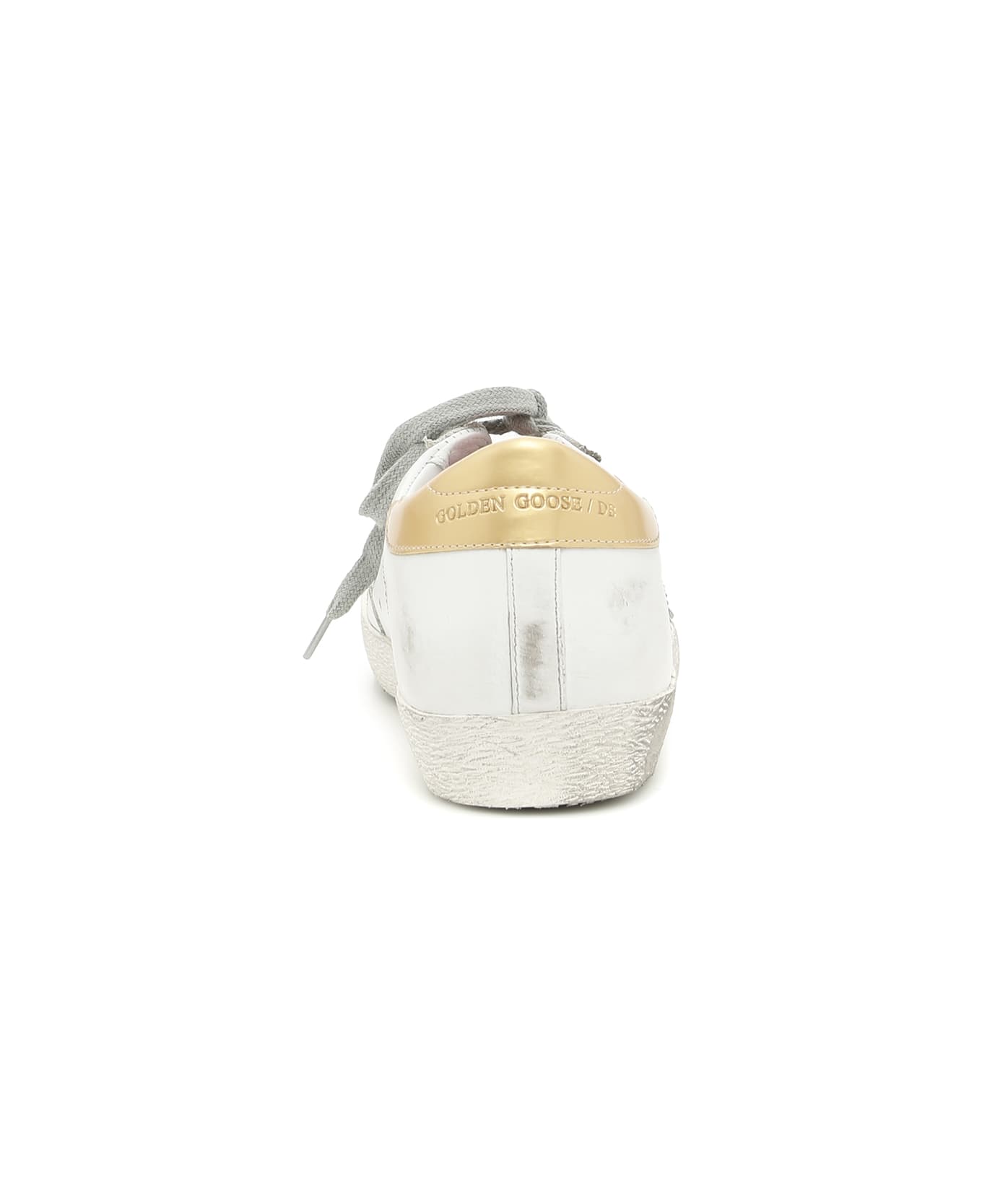 Golden Goose Superstar Sneakers - WHITE LTH/GOLD STAR|Bianco