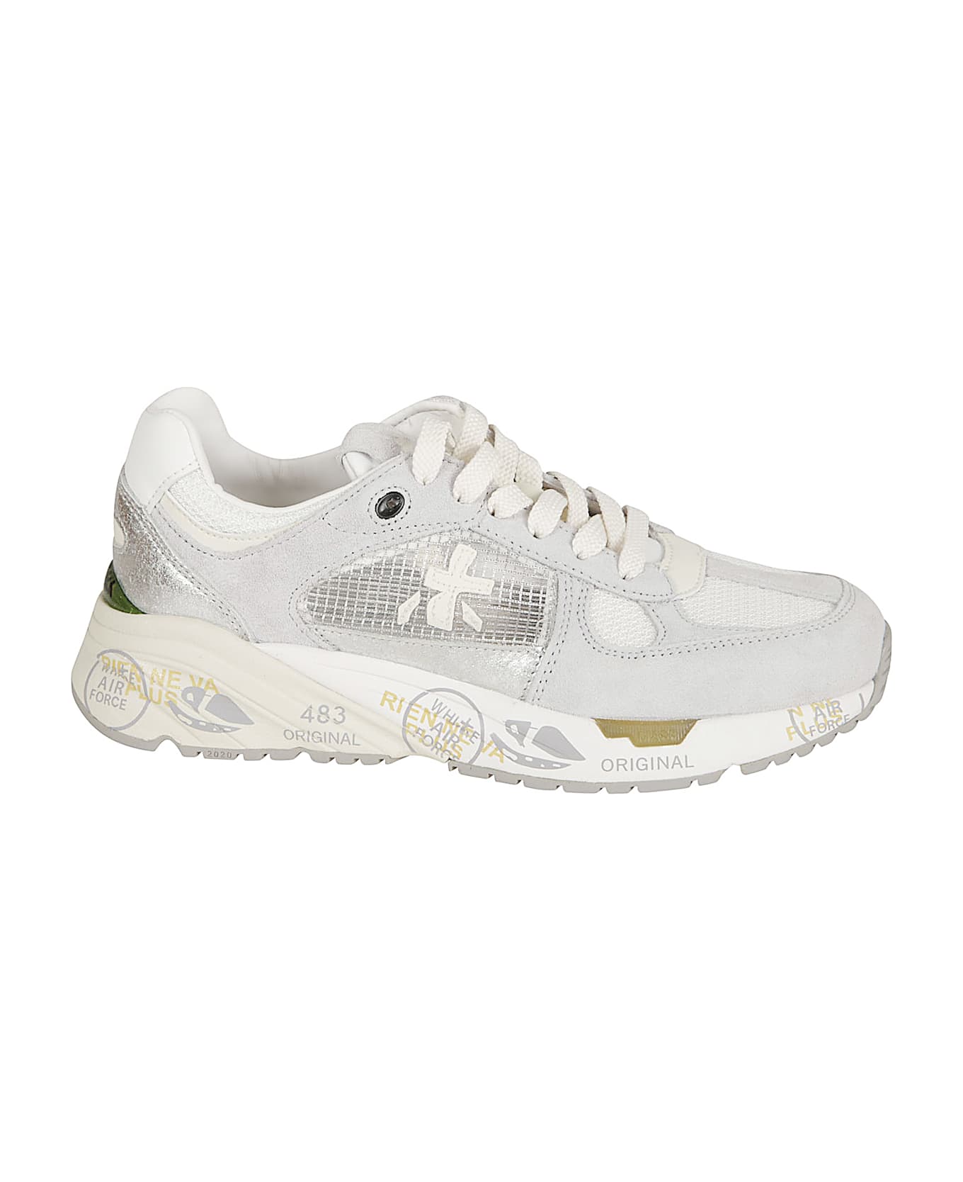 Premiata Mased 7400 Sneakers - GREY-SILVER